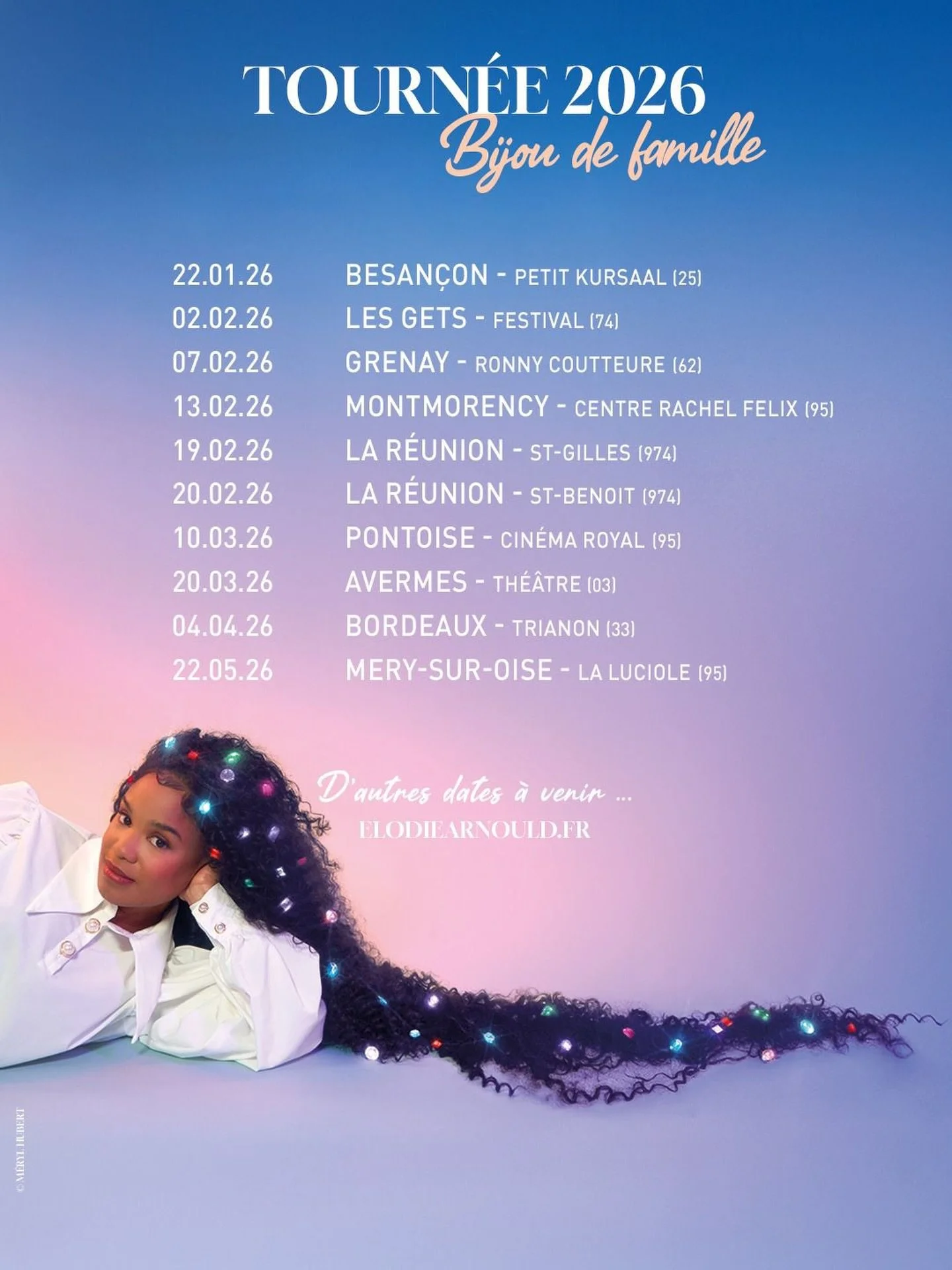 Affiche nouveau spectacle Élodie Arnould