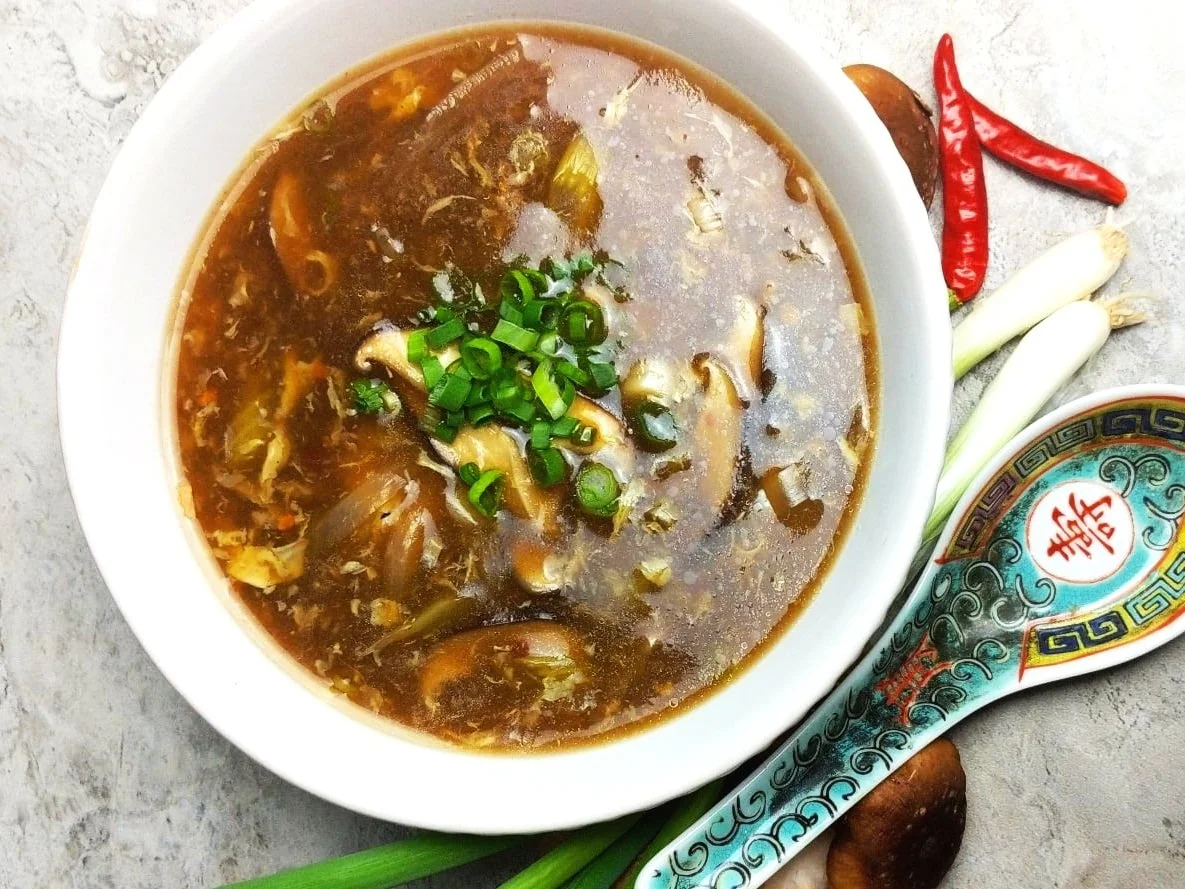 Hot & Sour Shiitake Mushroom Soup