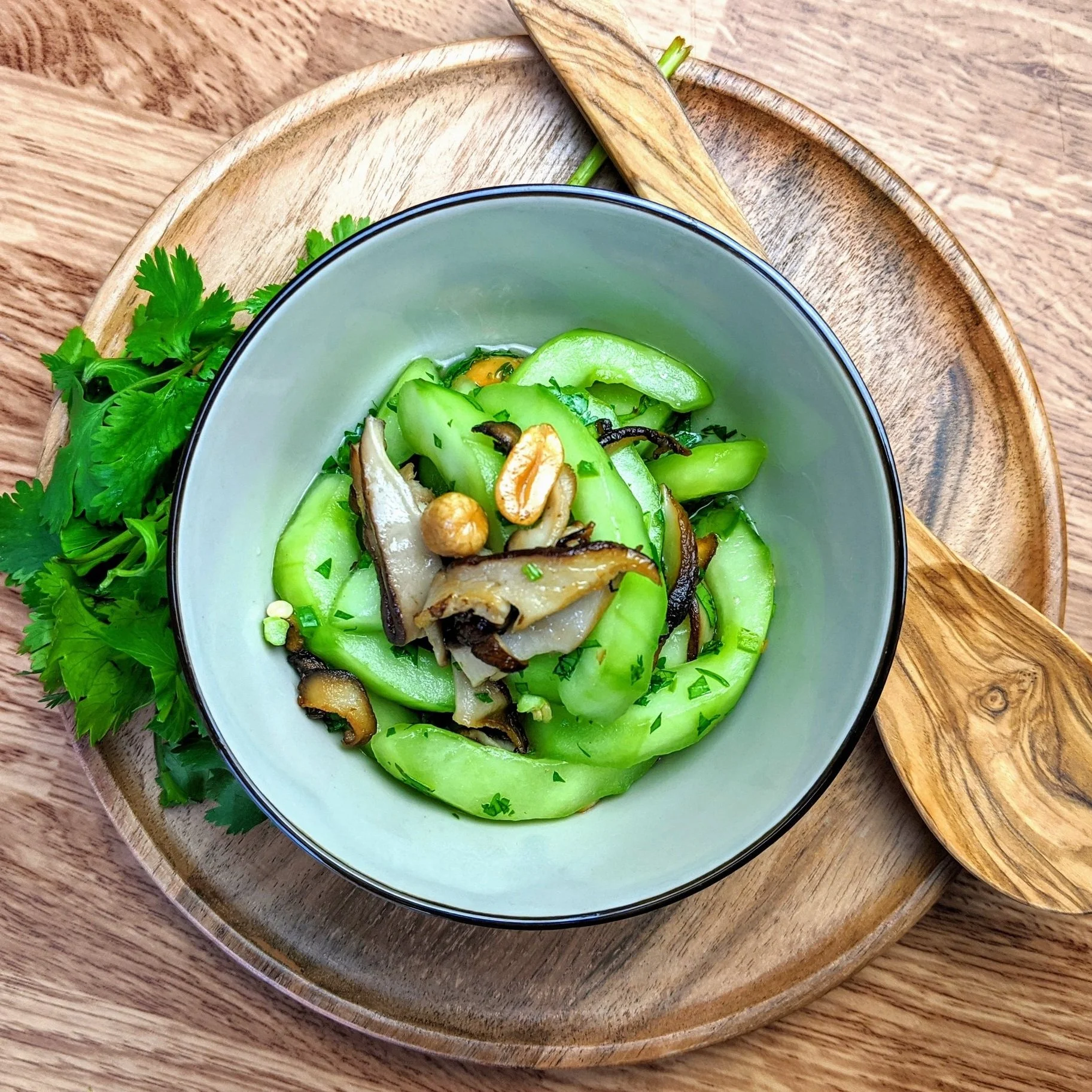 Thai Cucumber and Shiitake Salad — RI Mushroom Co.