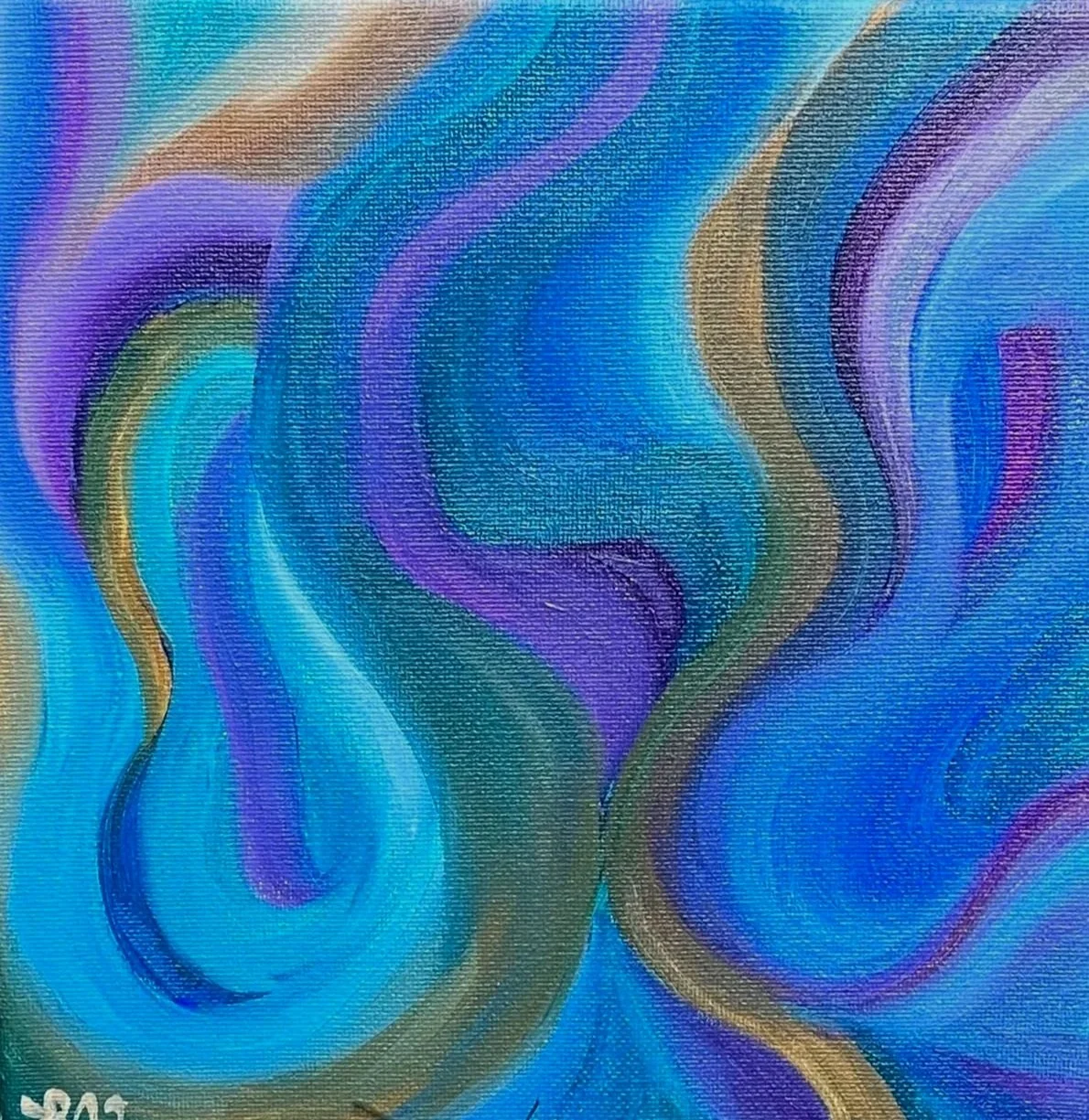 Blue Velvet, Acrylic on 8x8" canvas
 
   Sold 
 