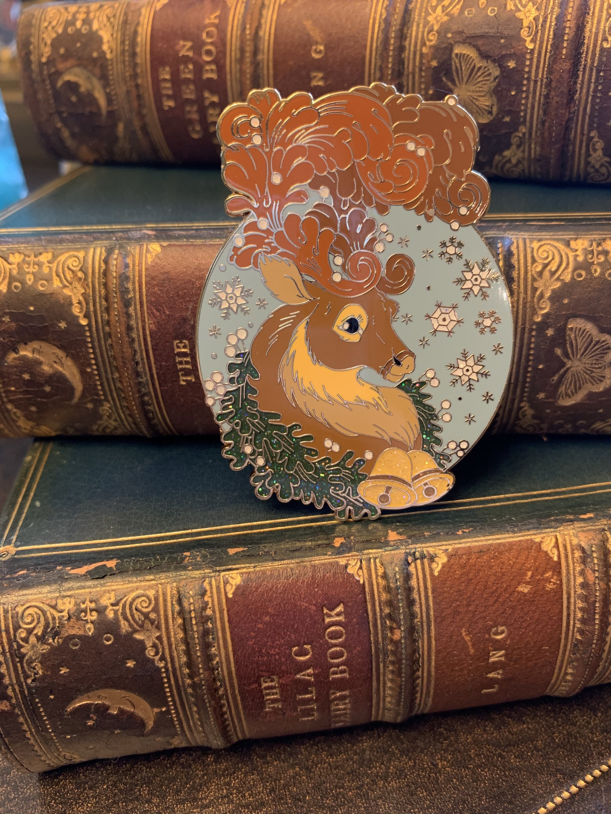 Limited Edition Marley the Filigree Stag Hard Enamel Pin