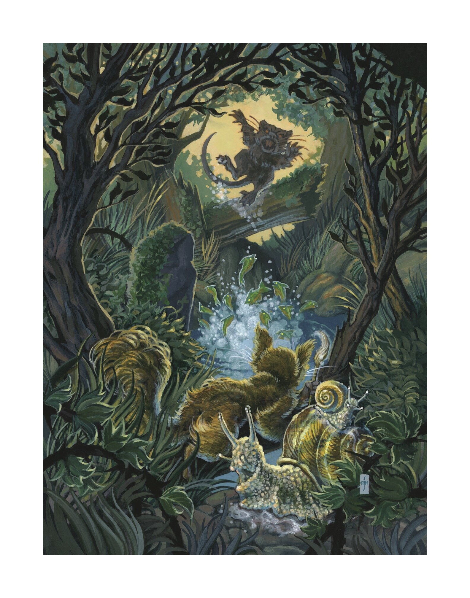 Diomedes's Demise by Erich J. Moffitt- Print