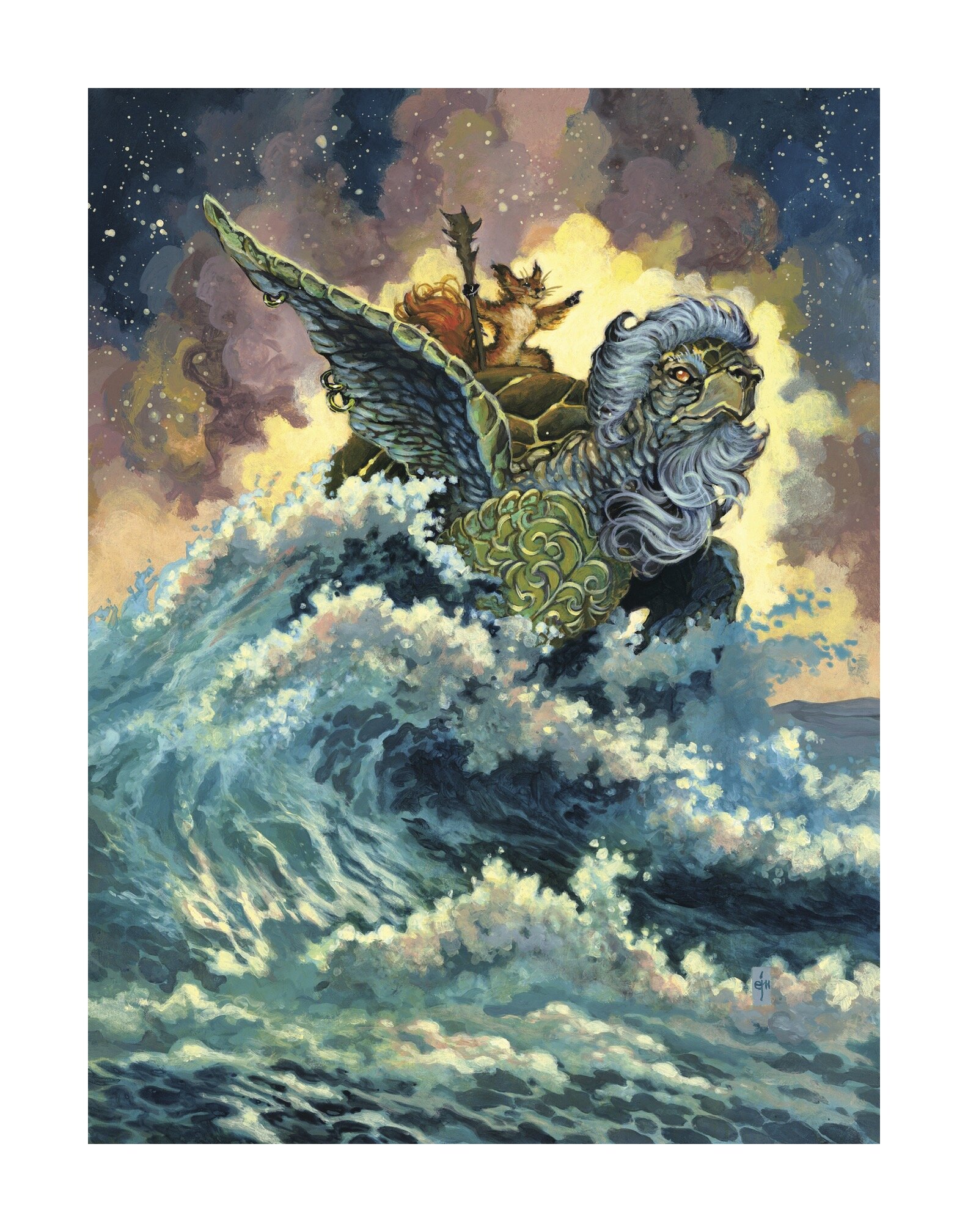 Nereus by Erich J. Moffitt- Print