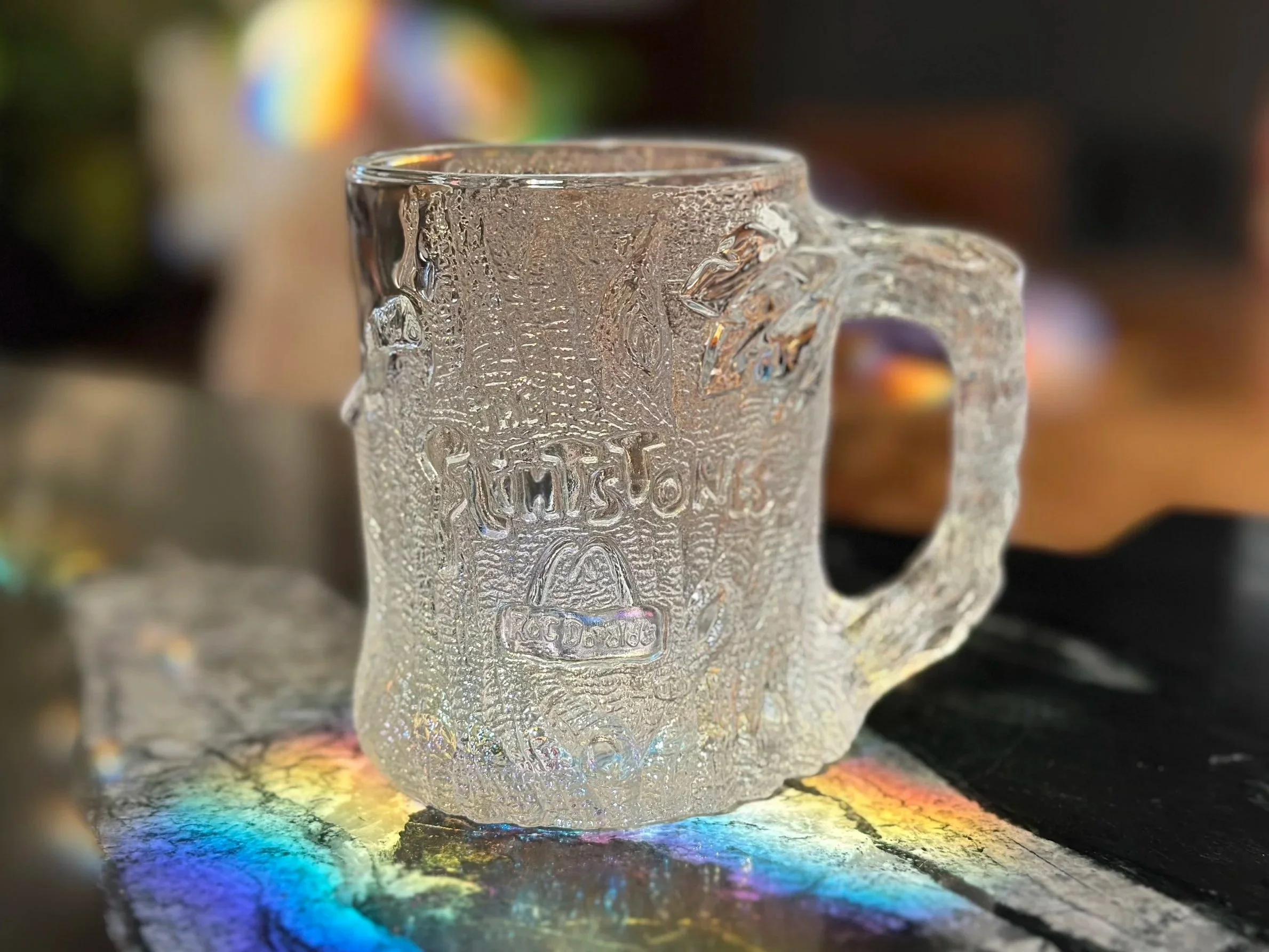 Flinstones x McDonald's Glass Tree Mug
