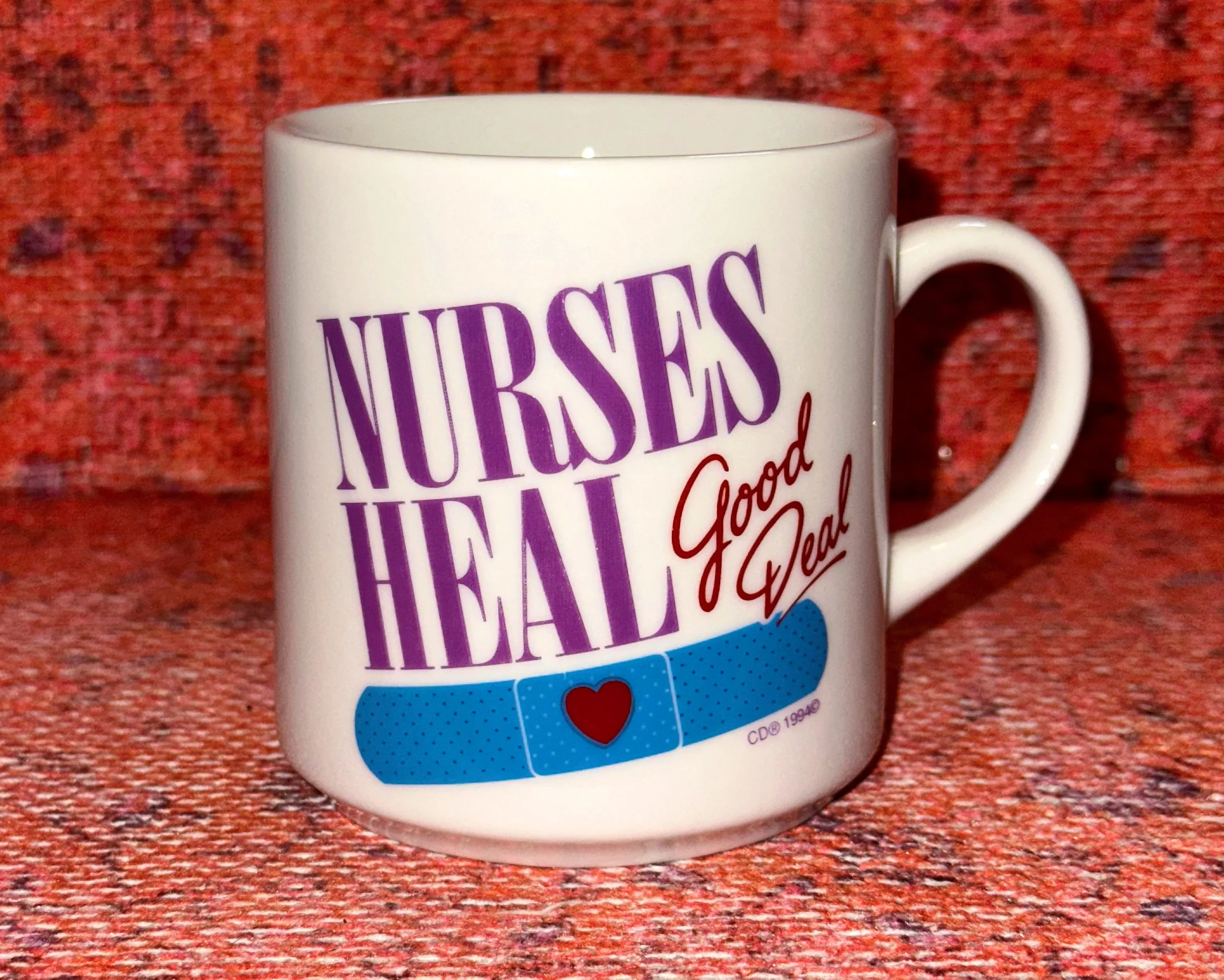 "Nurses Heal" Vintage Mug