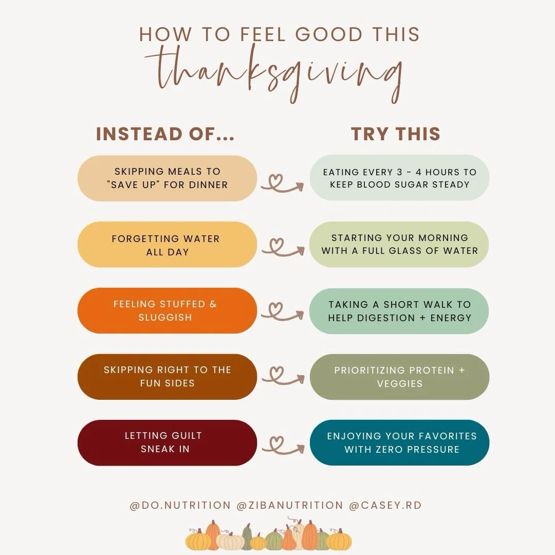 The holidays don&rsquo;t have to leave you feeling bloated, exhausted, or off track. Small, intentional shifts can make a huge difference in how you feel this Thanksgiving 🍂.

We put together a holiday guide with our favorite tools for staying comfo