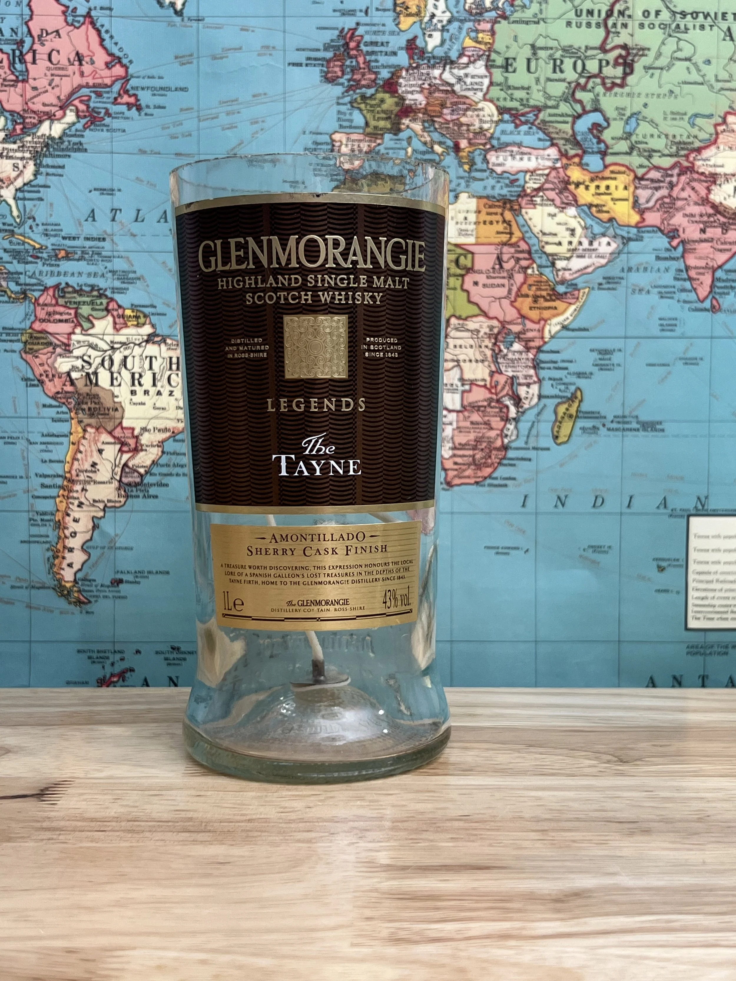 Glenmorangie The Tayne Single Malt Highland Scotch Whisky Custom Vessel