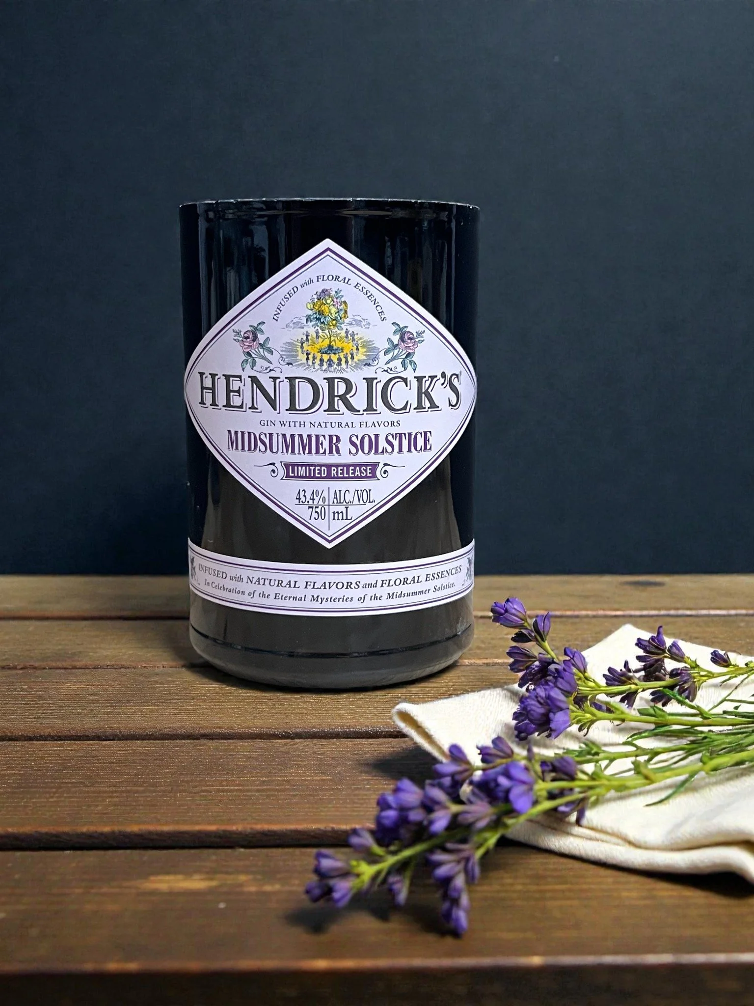 Hendrick's Midsummer Solstice Gin Custom Vessel