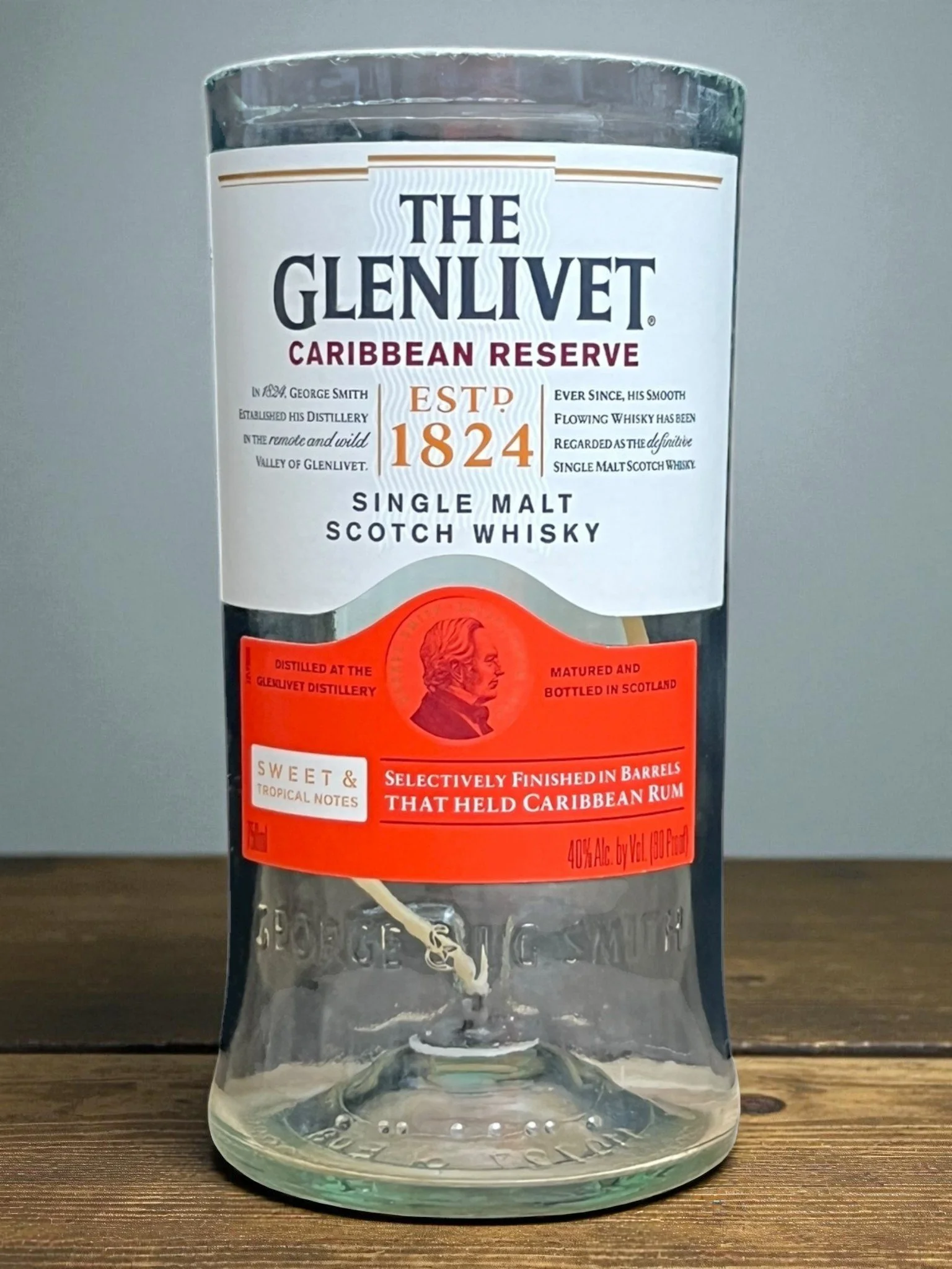Glenlivet Caribbean Reserve Single Malt Scotch Whisky Custom Vessel