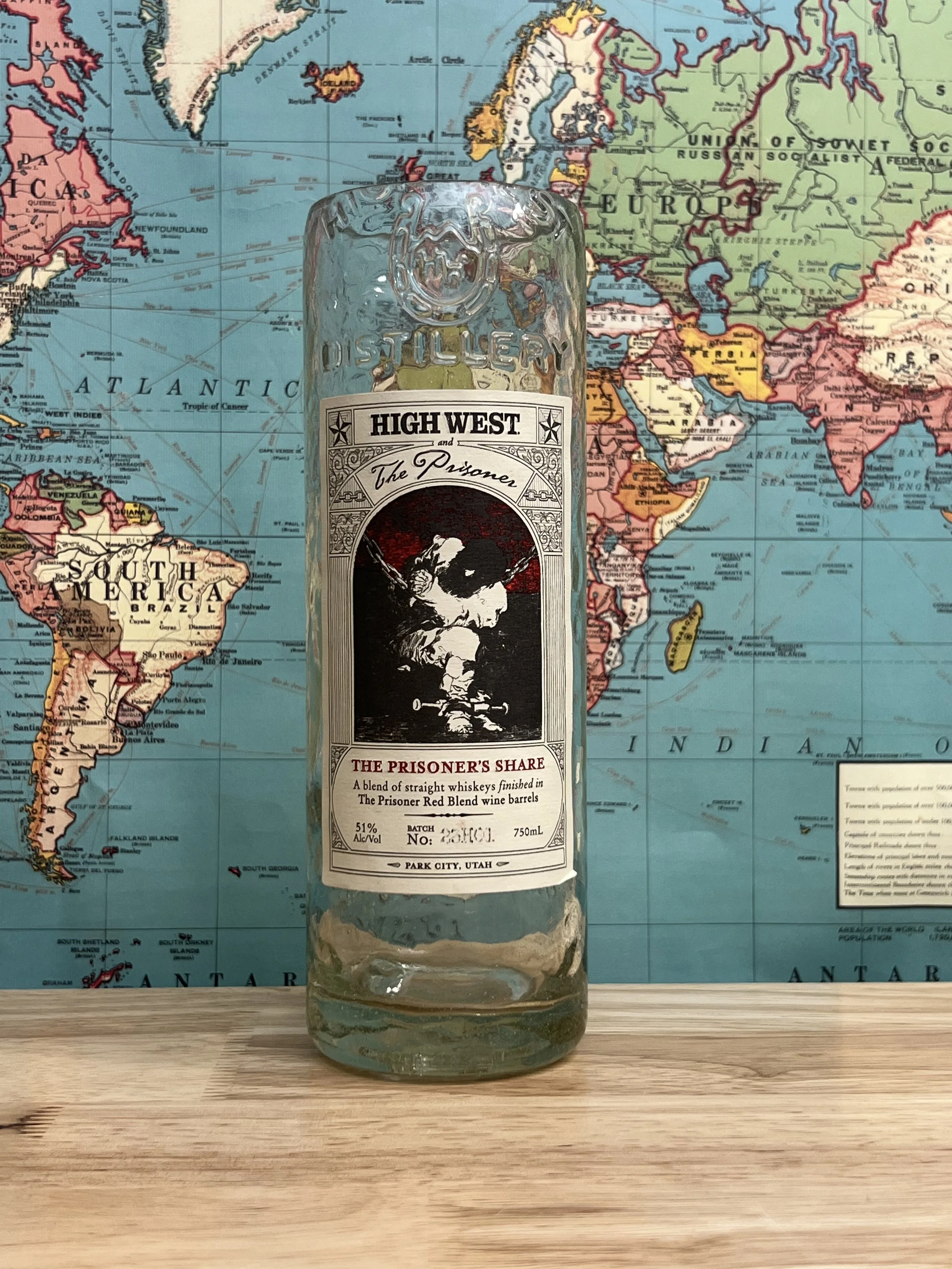 High West Prisoner Edition Whiskey Custom Vessel