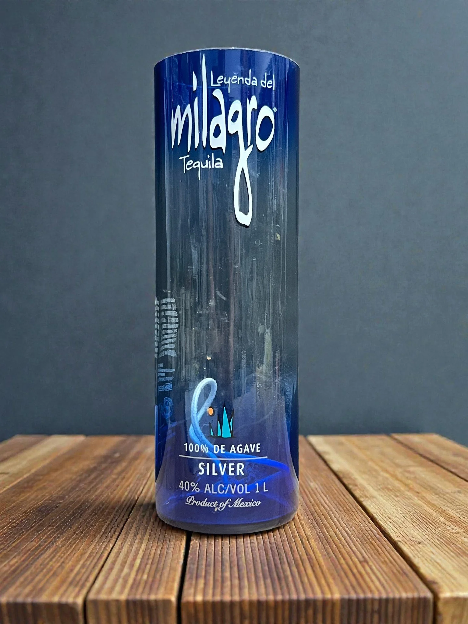 Milagro Silver Tequila Custom Vessel