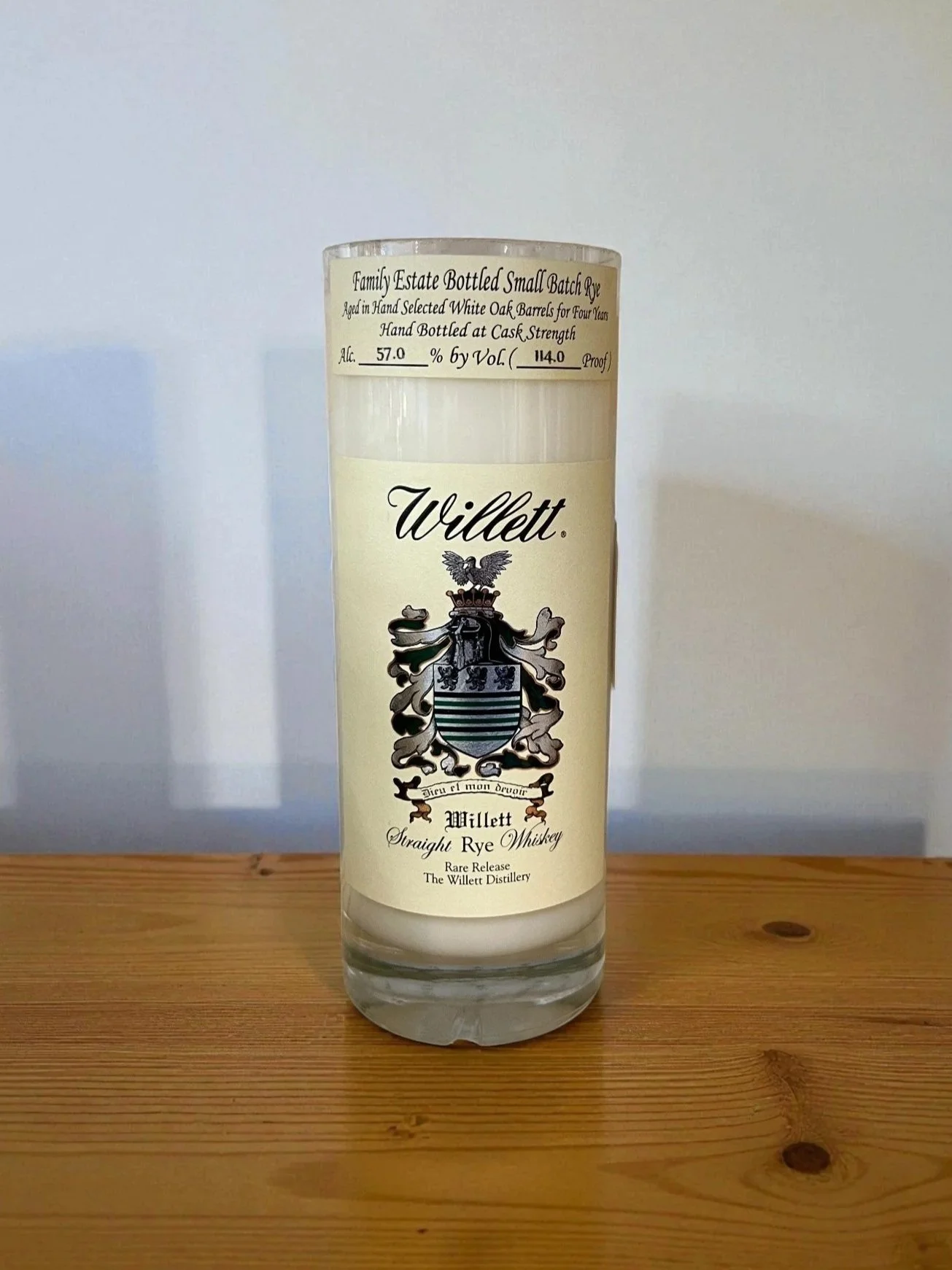 Willet Straight Rye Whiskey Custom Vessel