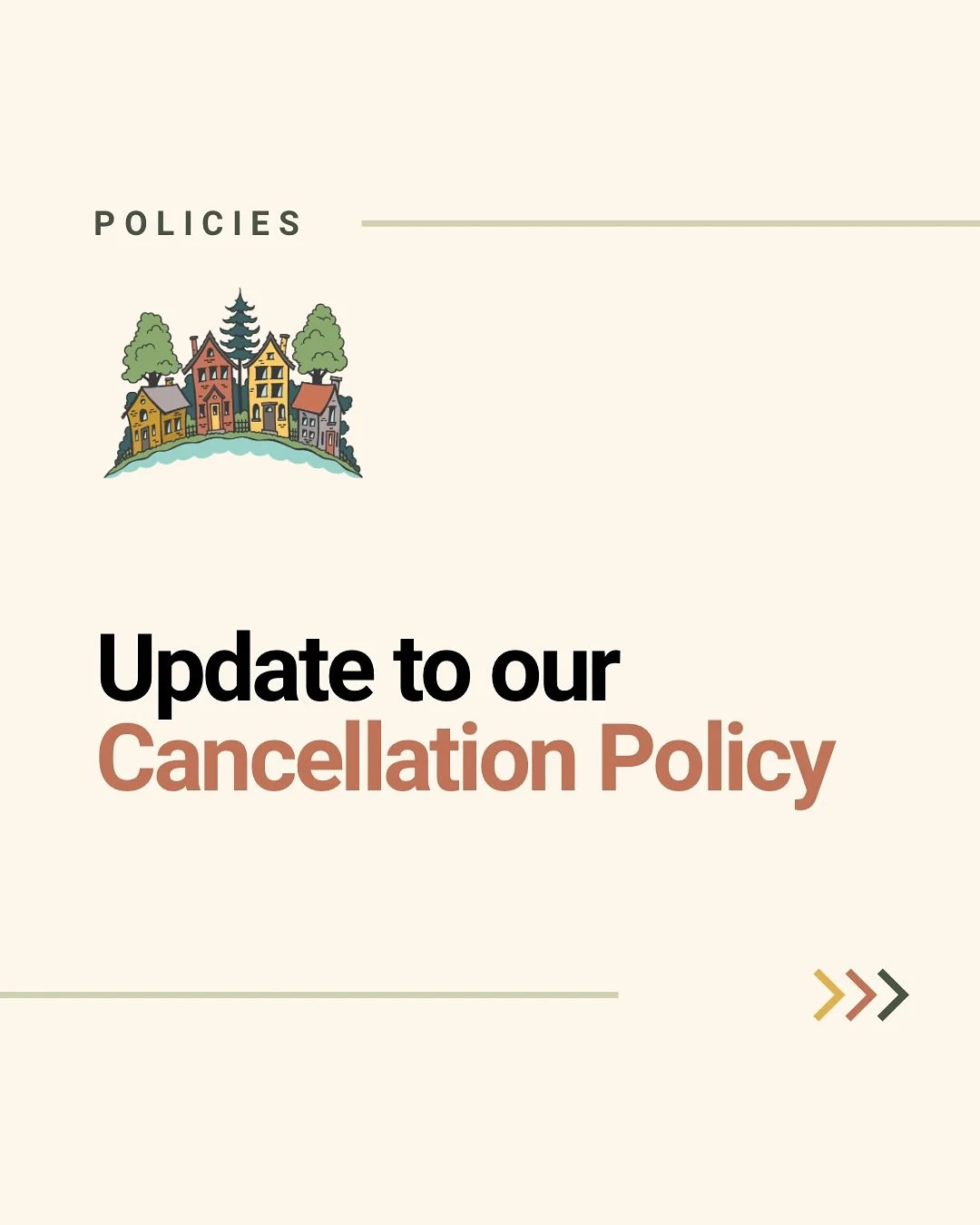 Due to an influx of late cancellations and no-shows we have had to update our cancellation policy.

This is a busy time of year and all practitioners are managing full case loads and wait lists. Your practitioner reserves your appointment time just f