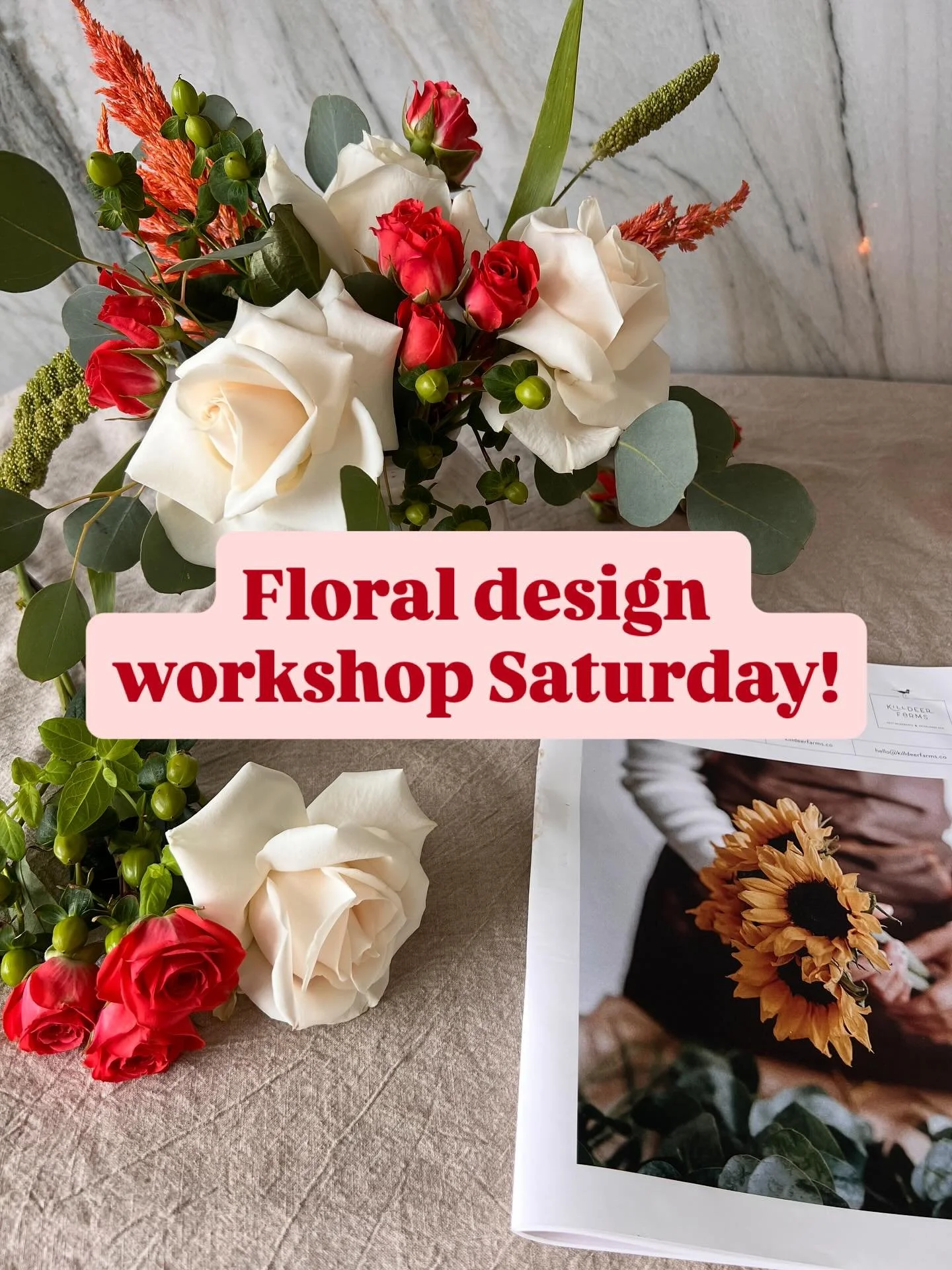 PUT THE CHORE LIST DOWN: Skip the Saturday doldrums and come play with flowers!🌸

On Saturday, Sept. 6 at 9:30 AM, we&rsquo;re gathering at Killdeer Farms for two hours of pure floral therapy&mdash;coffee in hand, birds singing, and buckets of fresh