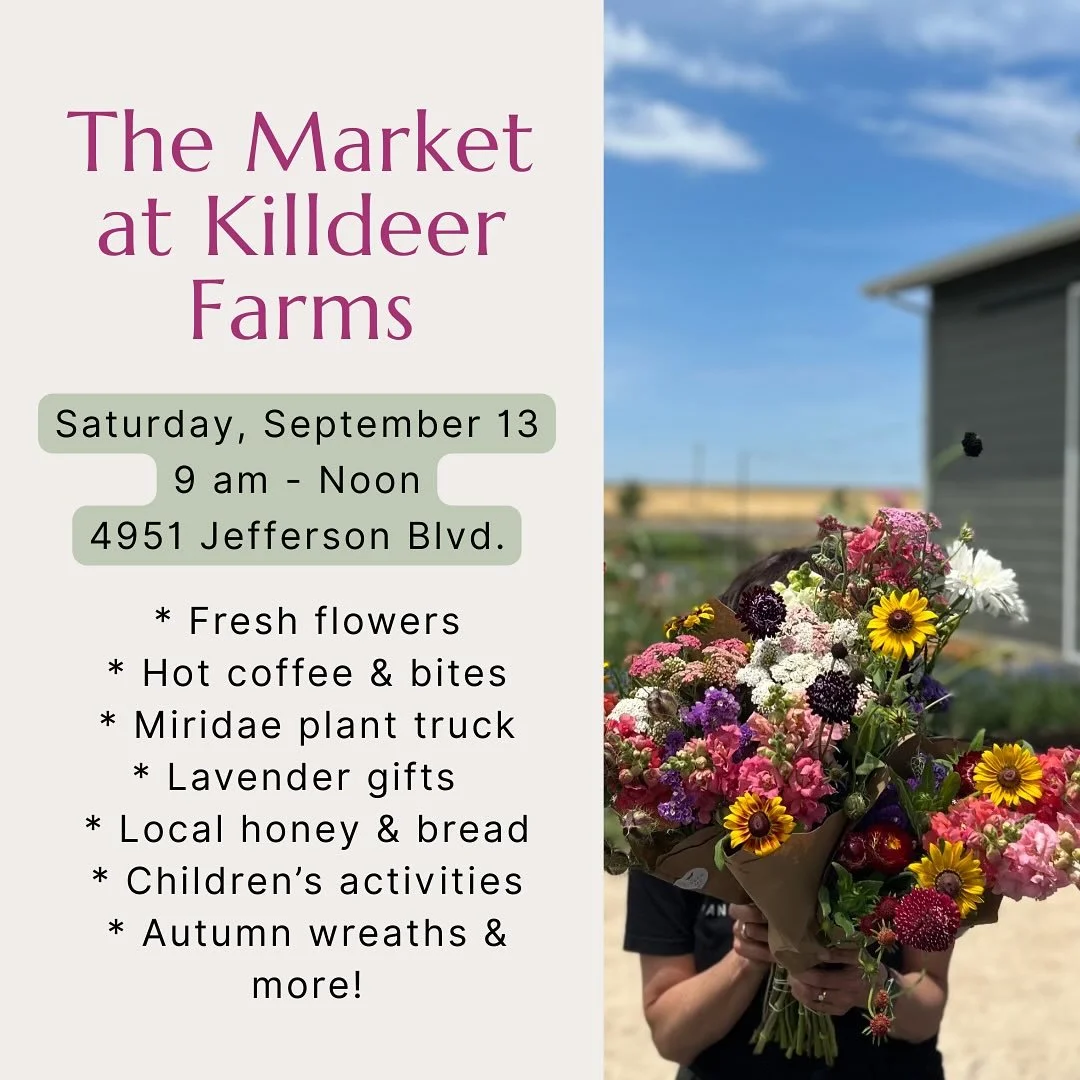 IS IT THE WEEKEND YET?! There&rsquo;s just something about a Saturday morning at the farm. The flower patch buzzing, kids chasing bugs, neighbors laughing over coffee&mdash;and only two markets left before we close for the season. ✨

This Saturday, s