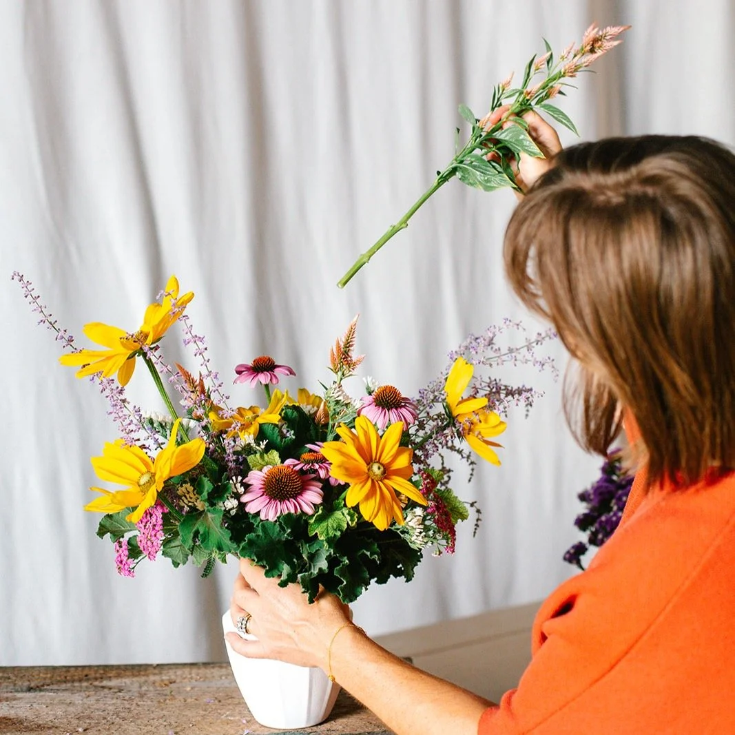 FLOWERS FOR NO REASON! My favorite kind. 

There are flowers for weddings, birthdays, anniversaries, and apologies. Then there are flowers for no reason. 

No-reason flowers sit beside the sink while lunches are packed. The bouquet shares the table w