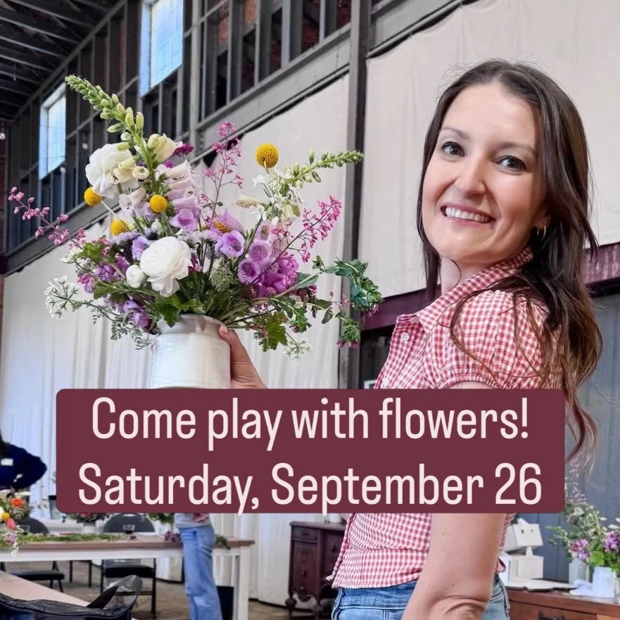 September is a funny month on the farm. It may still be plenty warm outside, but the flowers have begun to tell us that summer is winding down. 

The colors deepen. The textures change. And after months of growing and harvesting, there is a new abund