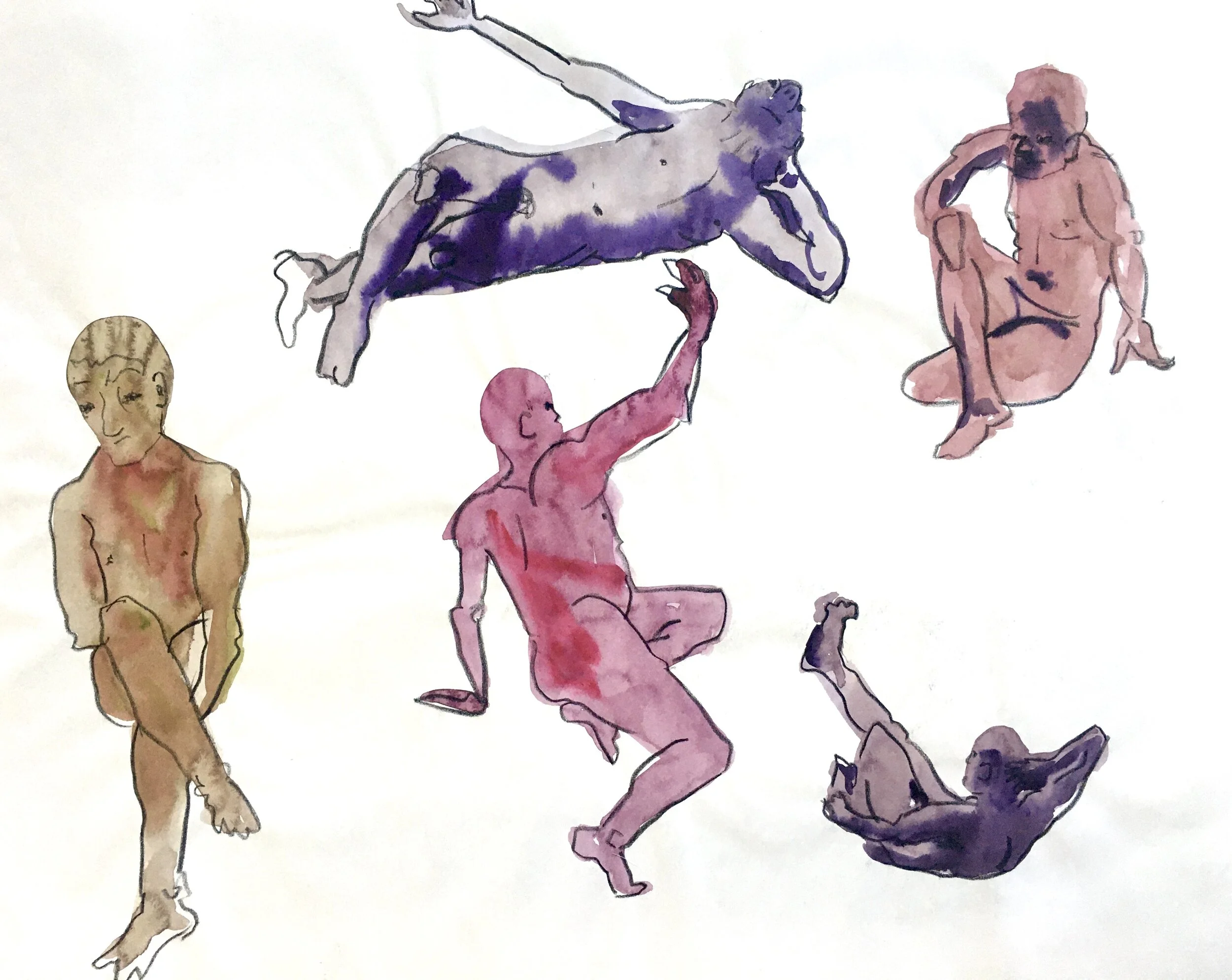 untitled sketch, watercolor, 2020