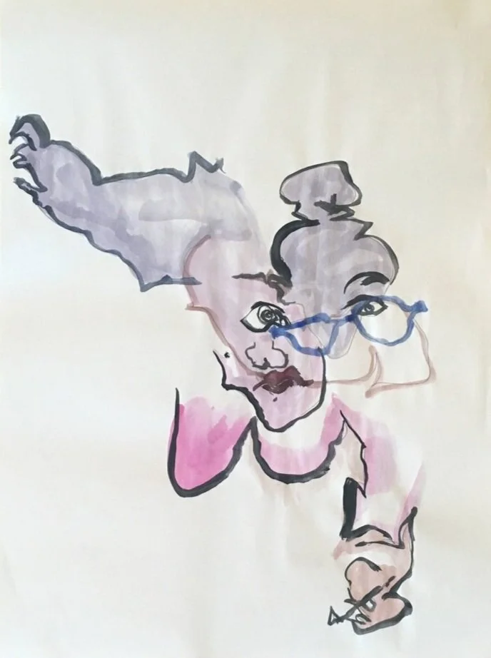untitled sketch, watercolor, 2019