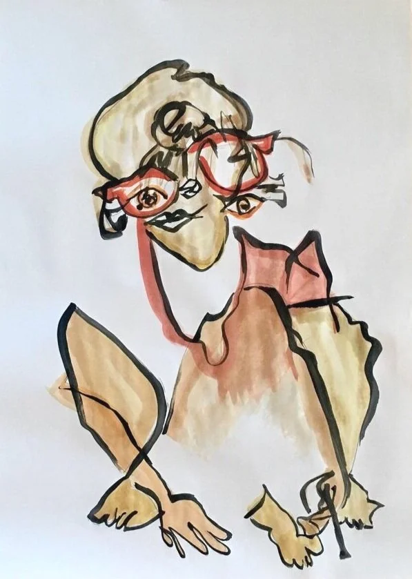 untitled sketch, watercolor, 2019