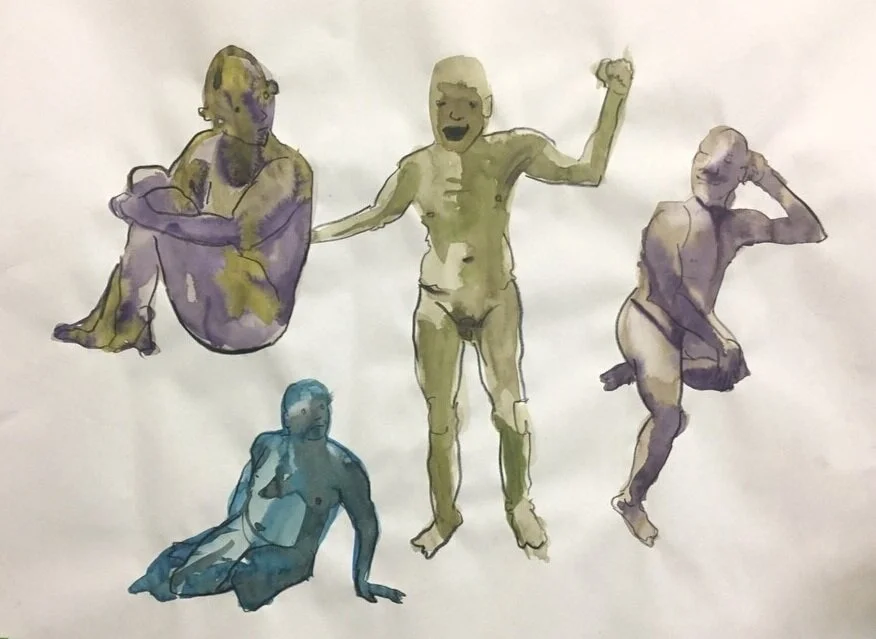 untitled sketch, watercolor, 2020