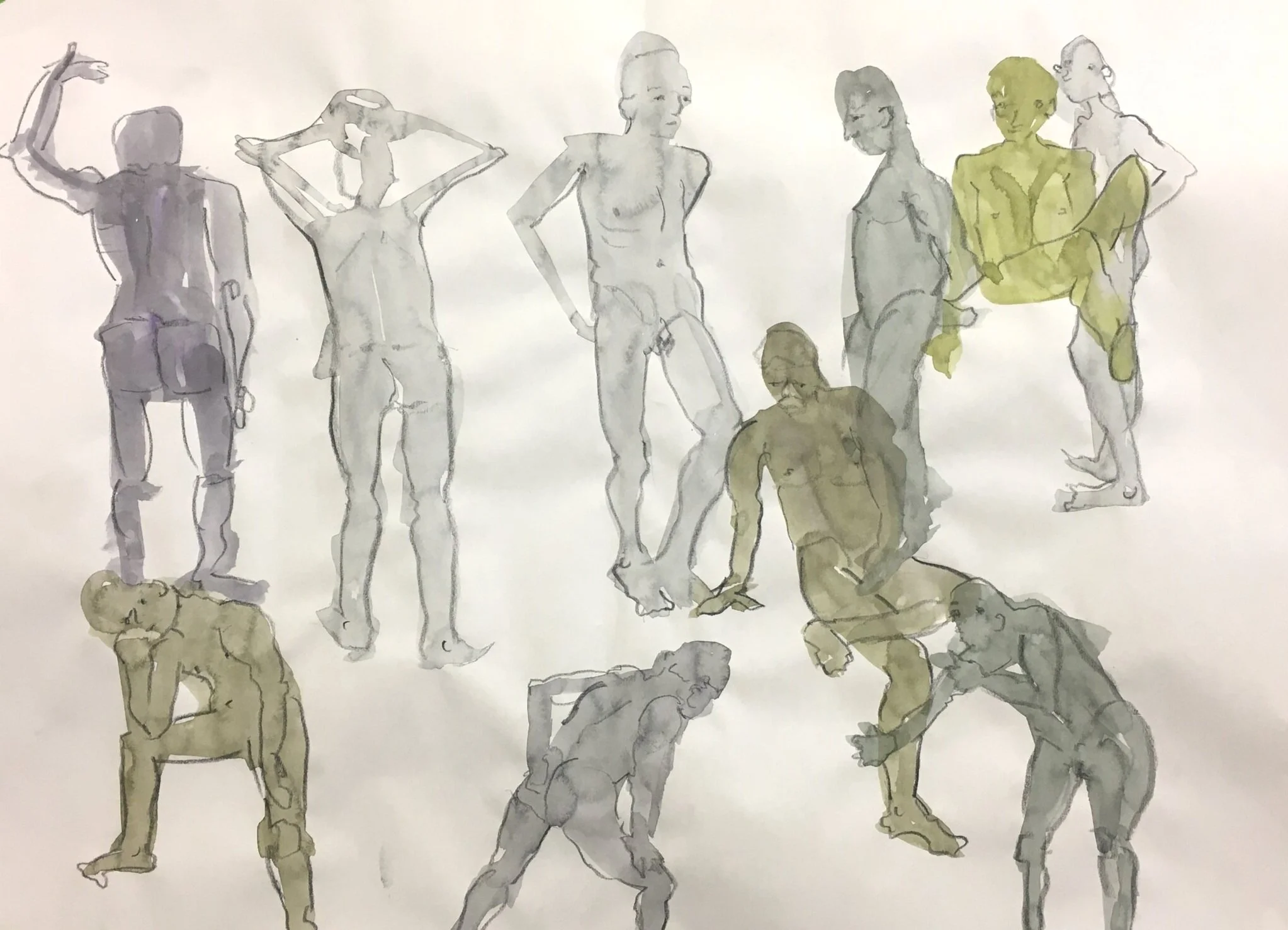 untitled sketch, watercolor, 2020