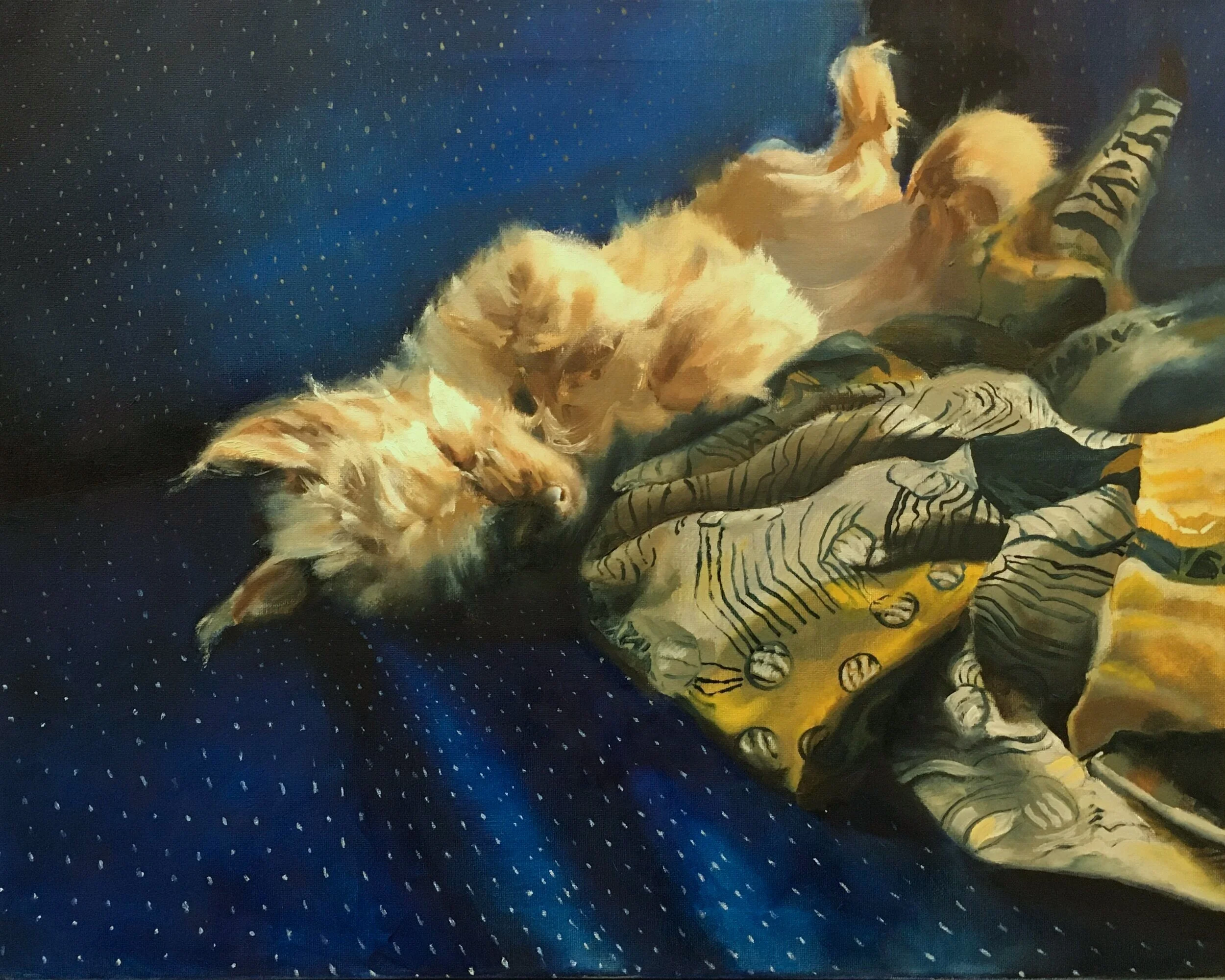 BrittKarhoff_Dog+on+Velvet+Couch_oil+canvas_16%E2%80%9Dx20%E2%80%9D.jpg
