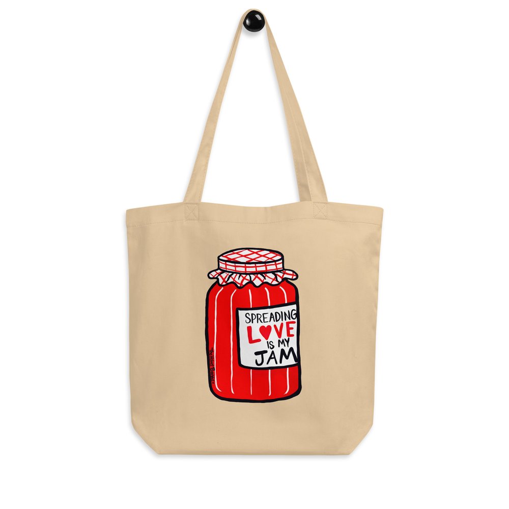 Spread Love Canvas Tote Bag