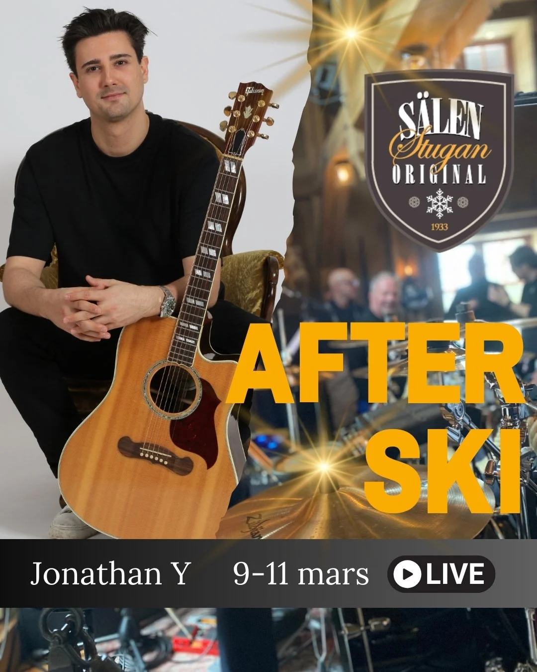 Ny h&auml;rlig vecka och vi har bord lediga f&ouml;r lunch och Afterski😍🤩! Jonathan Y inleder veckan p&aring; Afterskiscenen, det ska bli kul👍. Varmt v&auml;lkommen att boka bord p&aring; v&aring;r hemsida, l&auml;nk finns i Bio🧡🤎!

 #s&auml;len