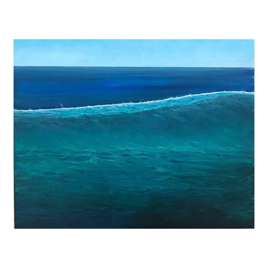 Wave study-8"x10" on panel
-SOLD