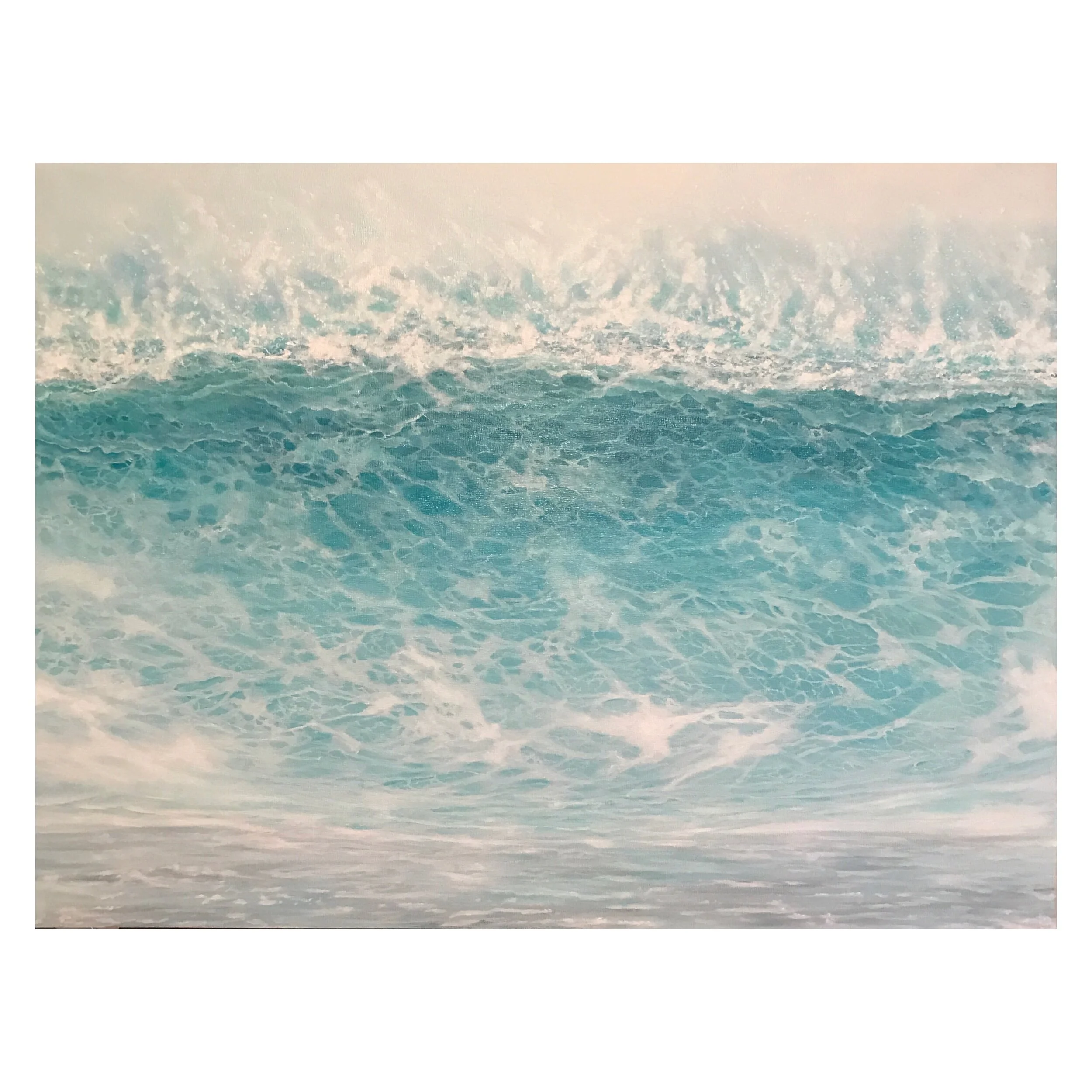 Crest- 18"x24" on wooden panel
-SOLD