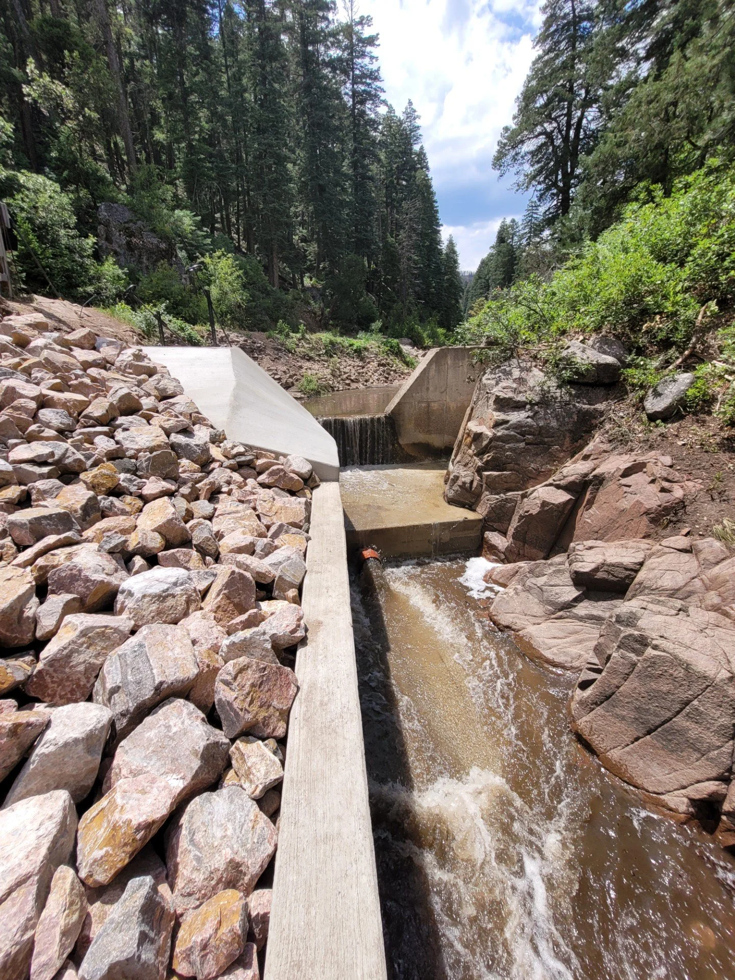 View 3 of the restored diversion