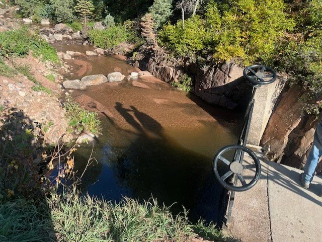 Sand damage near intake