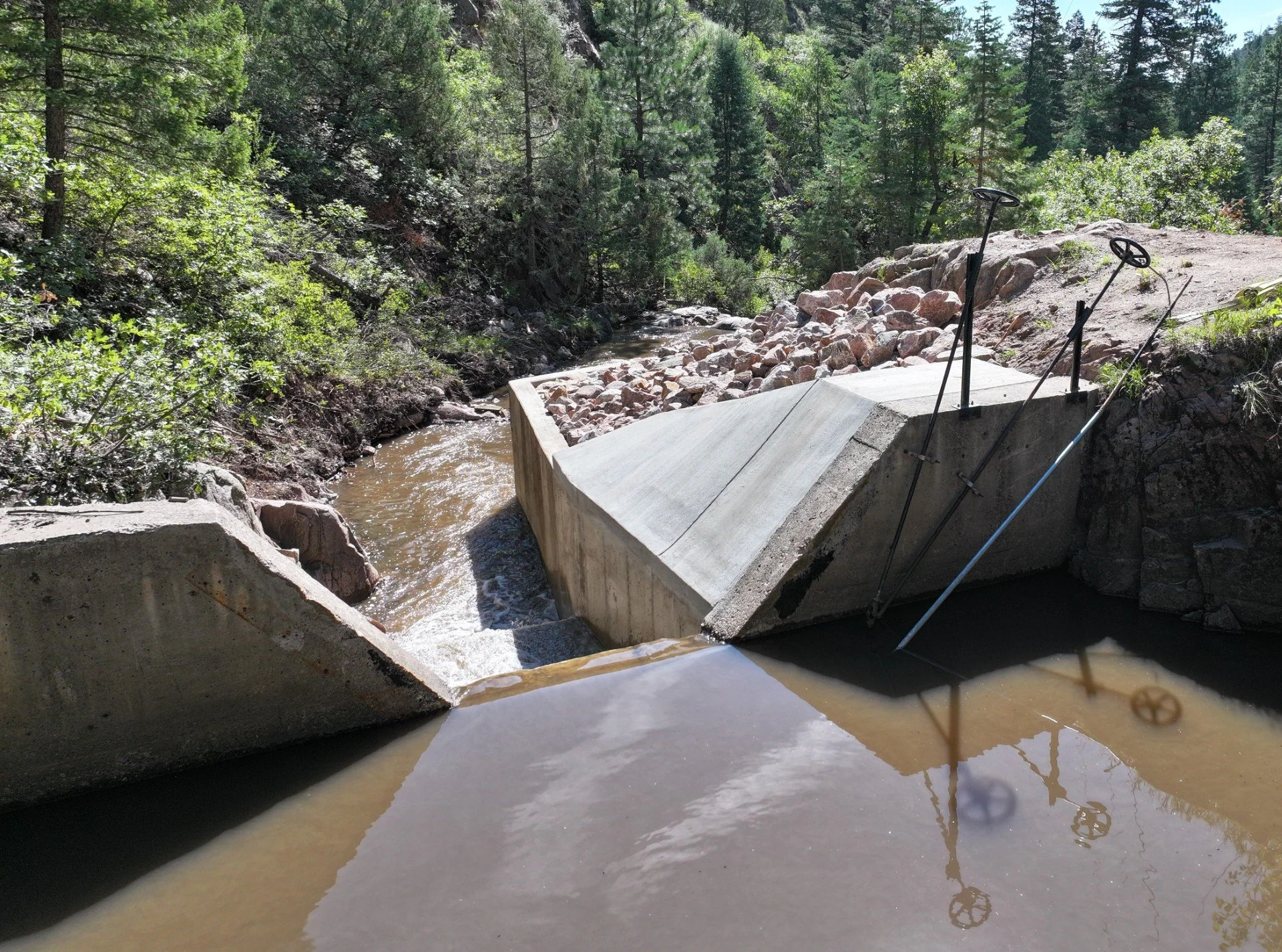 View 1 of the restored diversion