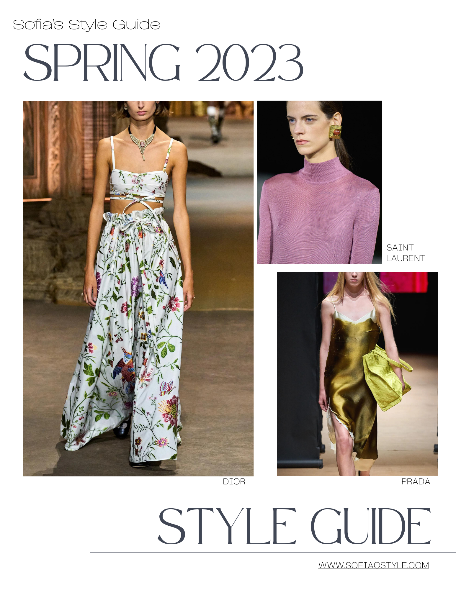 Spring 2023 Style Guide - SOLD OUT — Sofia C Style, Inc.
