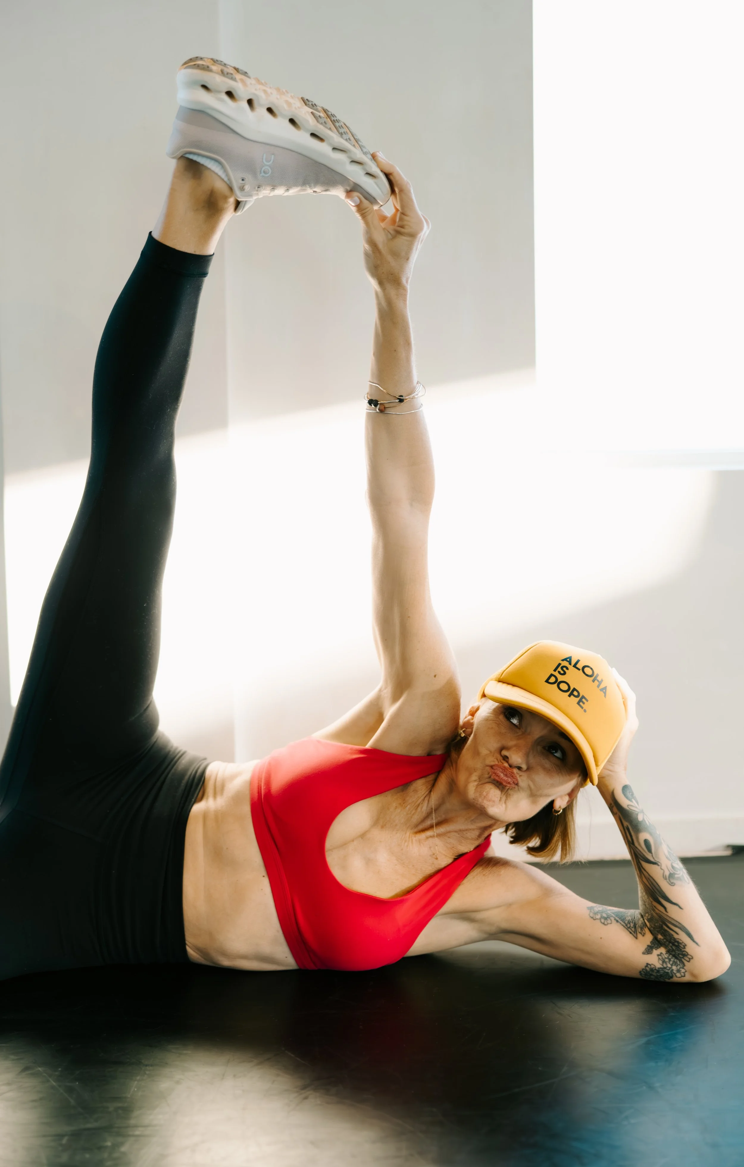 Kauai female fitness instructor