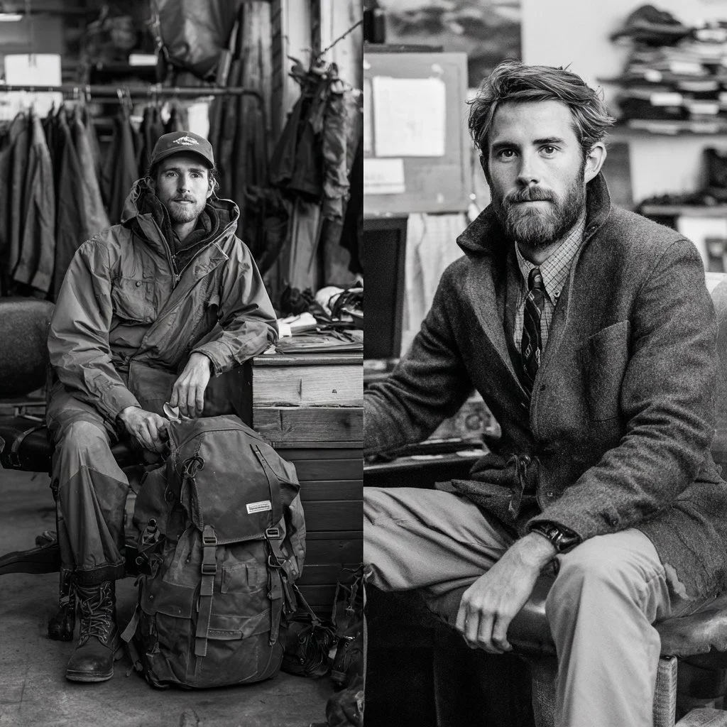 A outdoorsman and a professional man