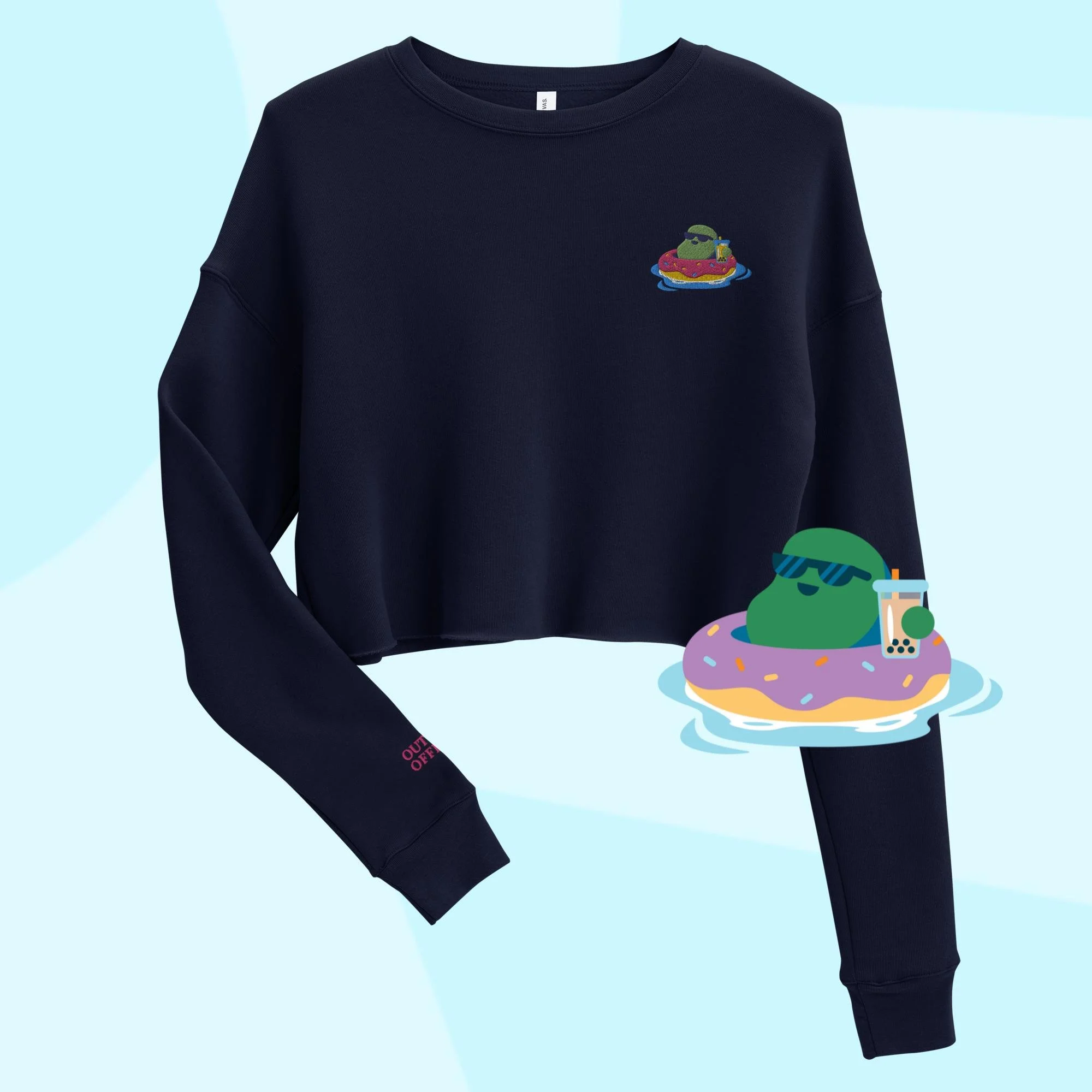 Navy Cropped Sweatshirt Front.jpg