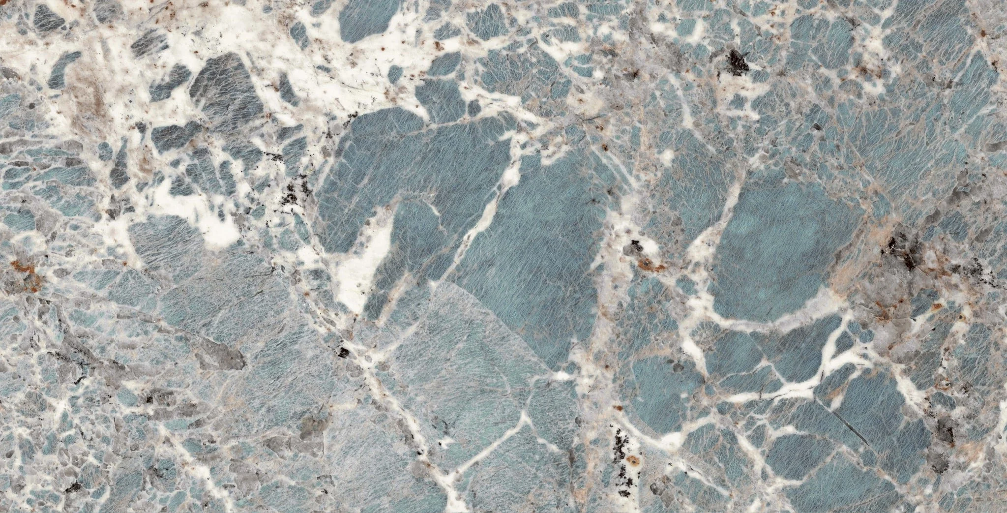 Firoza 24x48 polished porcelain tile with a blue marble look, ideal for floors, walls, showers, and backsplashes.