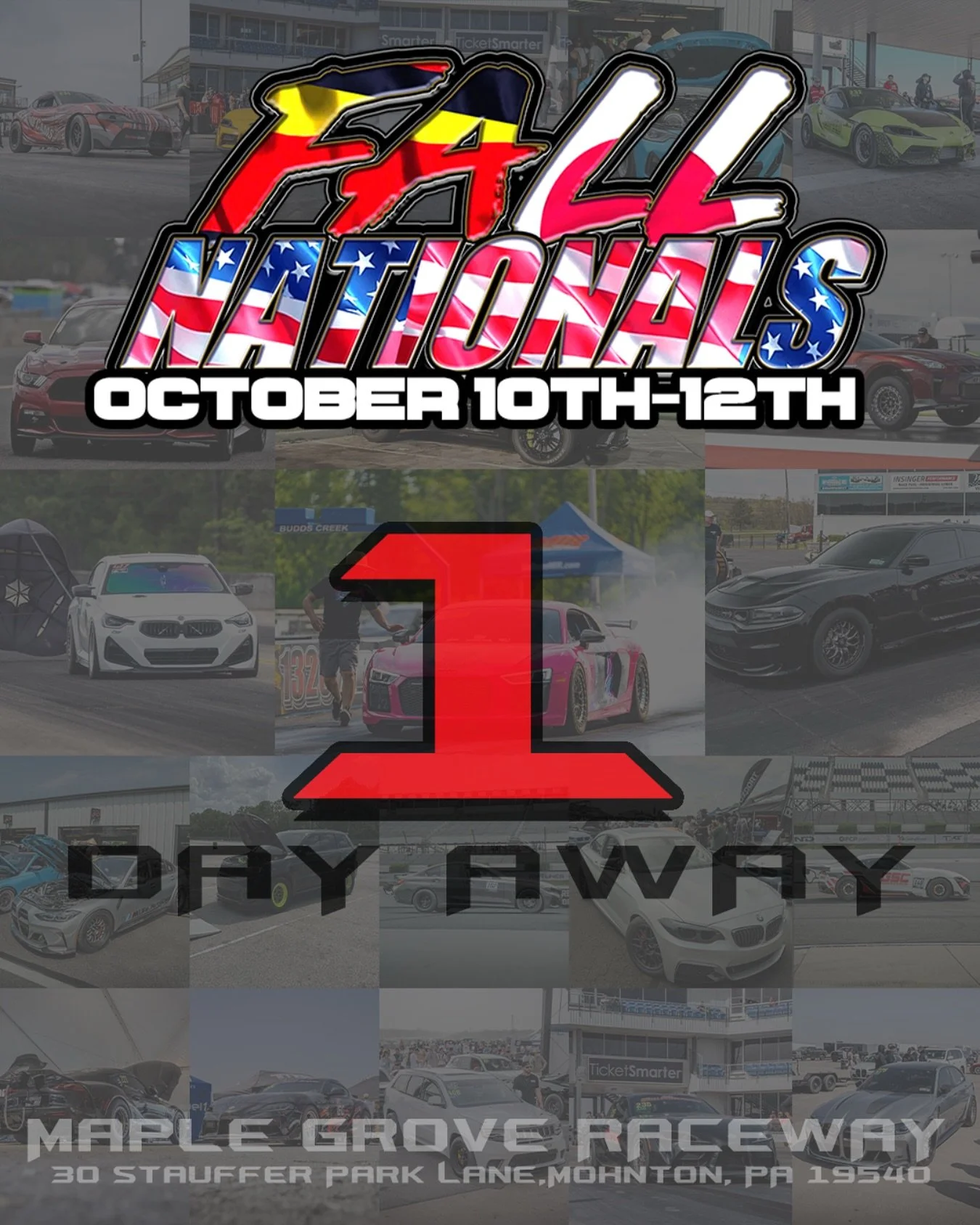 Fall Nationals 2025!
📍 Maple Grove Raceway
🗓️ October 10th-12th
10/10/25 - 10/12/25
Mohnton, Pennsylvania 

#chrismillerracing #cmrproductions #cmr #maplegroveraceway #raceway #dragway #dragracing #dragrace #racecar #race