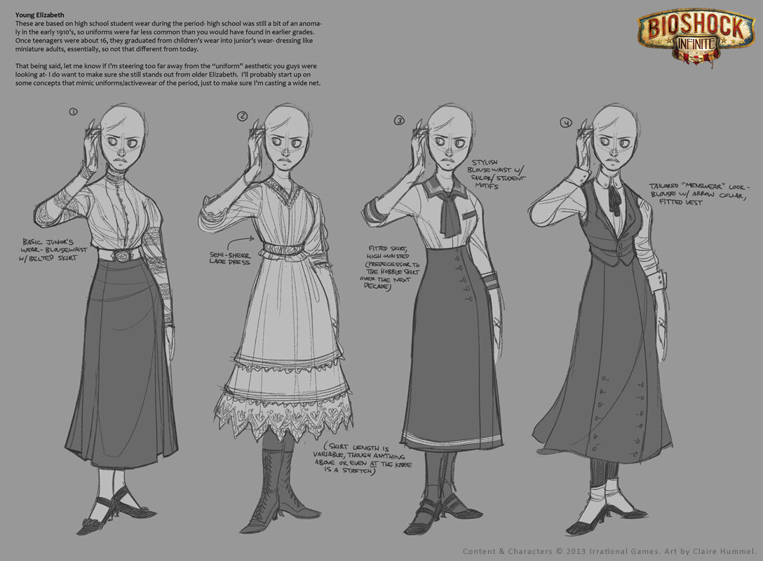 BioShock Infinite Concept Art & Characters