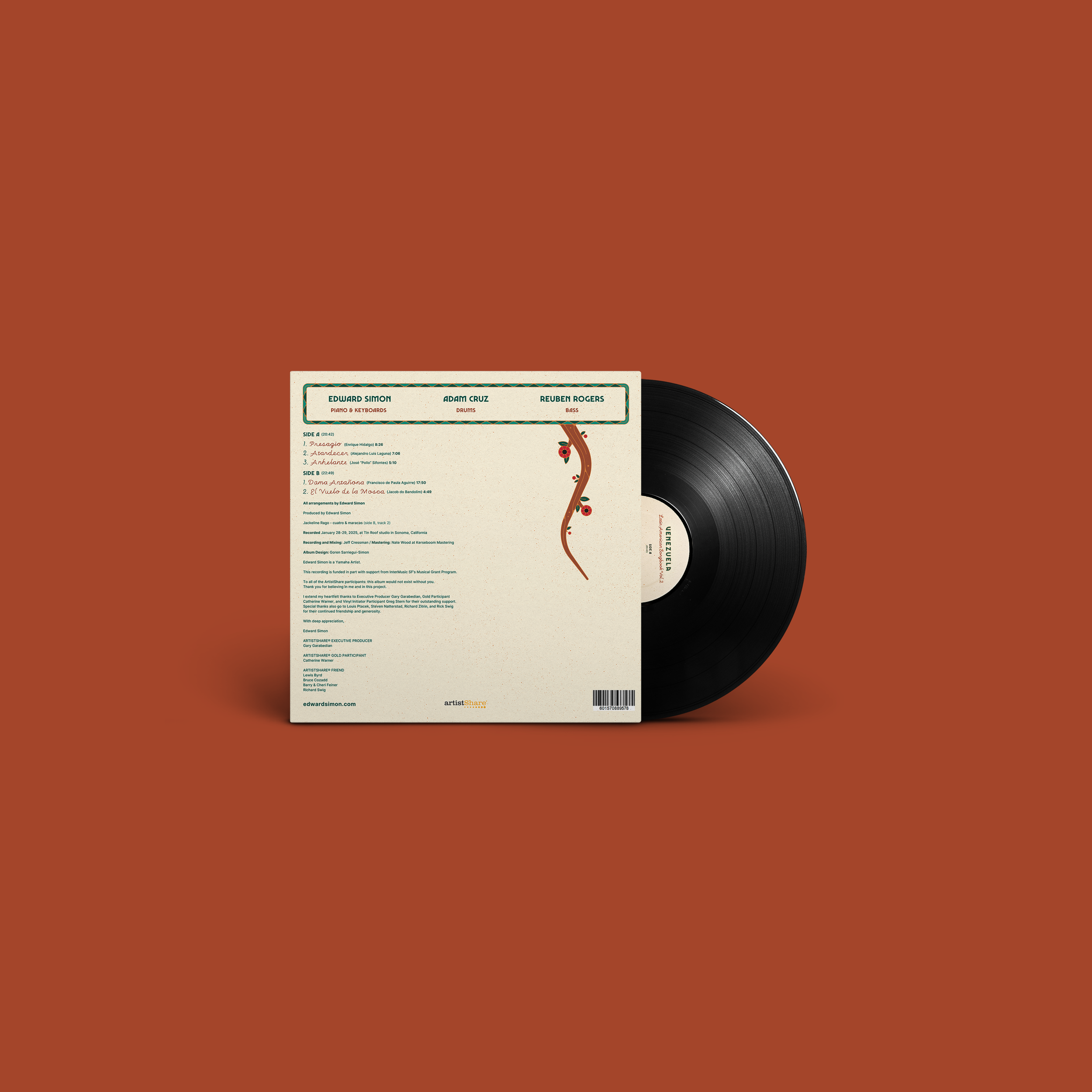 Venezuela: Latin American Songbook Vol. 2 Limited Edition LP