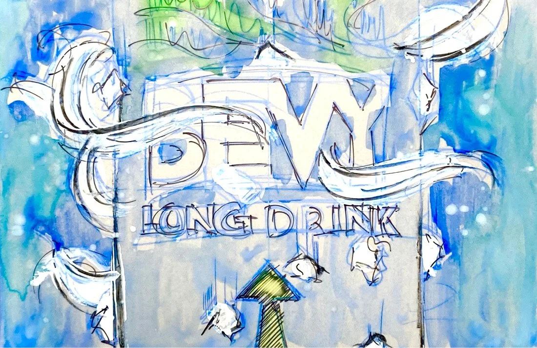 5) We push in tighter for a close up detail of the label, ice slides slowly down the can...