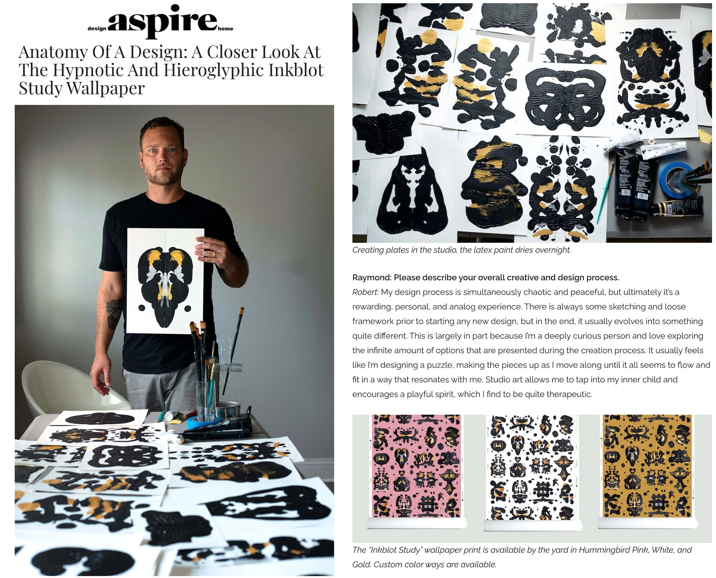 Aspire Home & Design - "Inkblot Study"