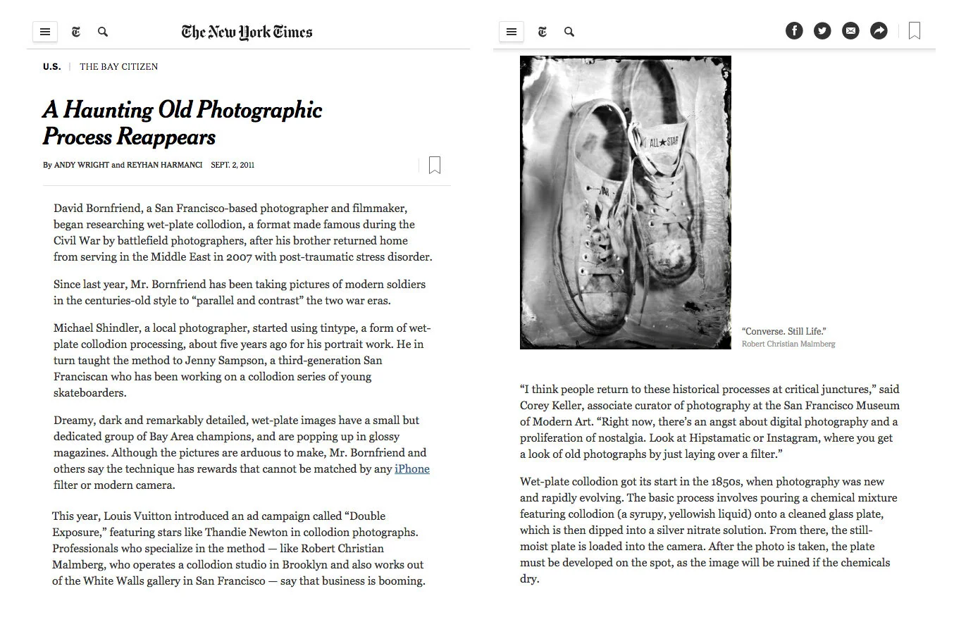 

Robert Malmberg in The New York Times