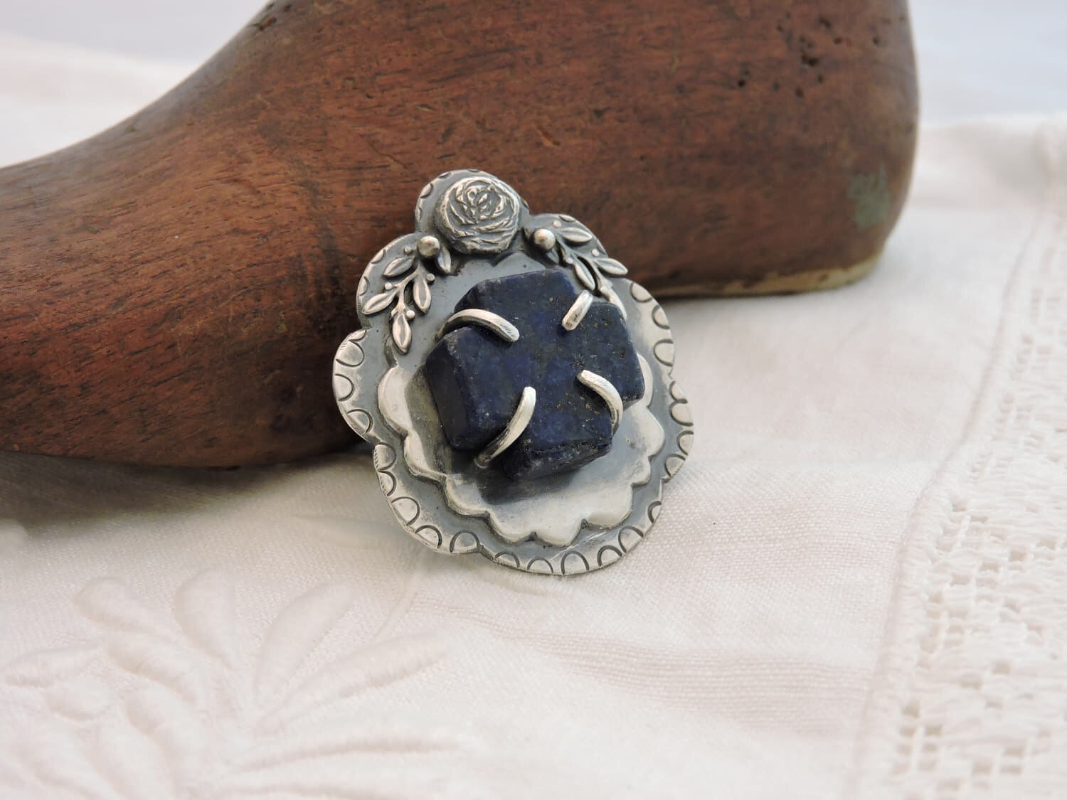 Cross My Heart Rose and Vine with Lapis I.jpg