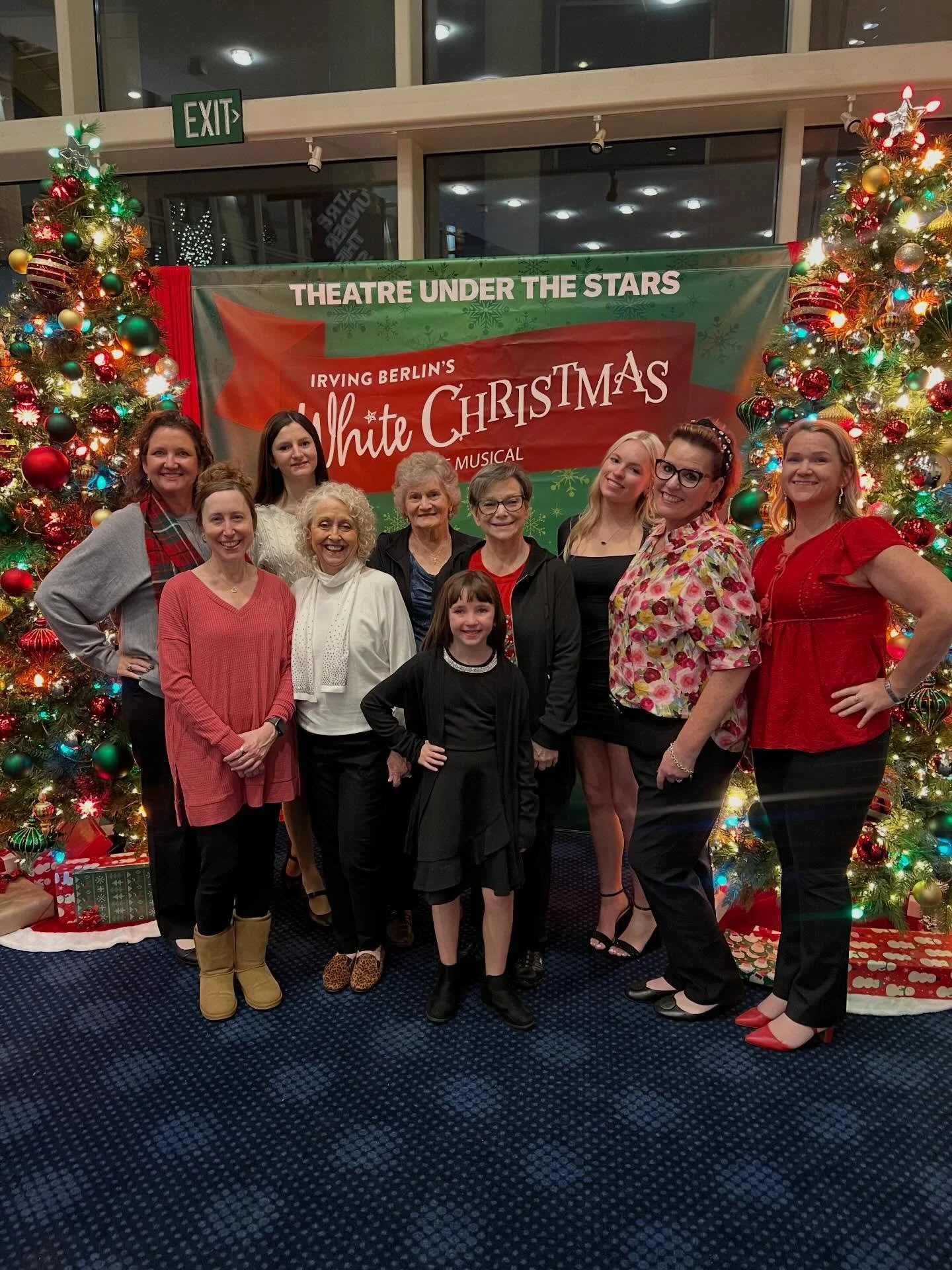 This past week @heather517cook (Heather Schallowitz Cook) gifted us a night at the theater!  We saw White Christmas, adapted from the movie I&rsquo;ve seen far too many times to count.  Back before smart phones, I would scour the Chronicle to see whe