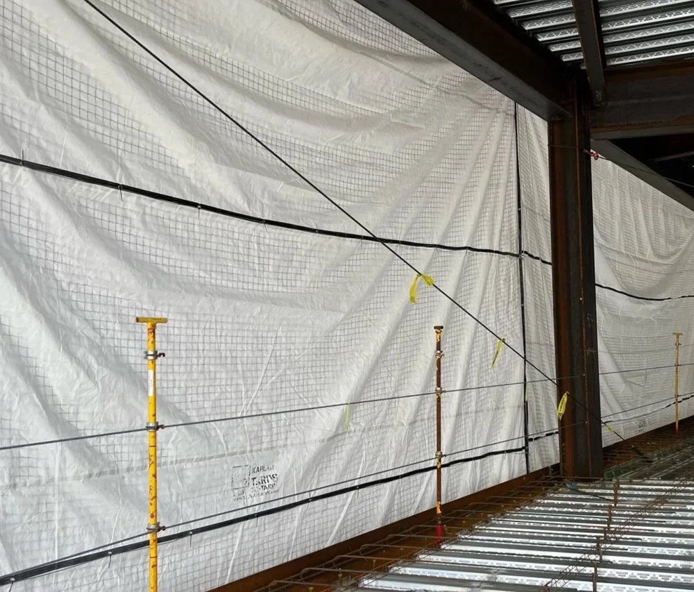 Tarps for winter heat