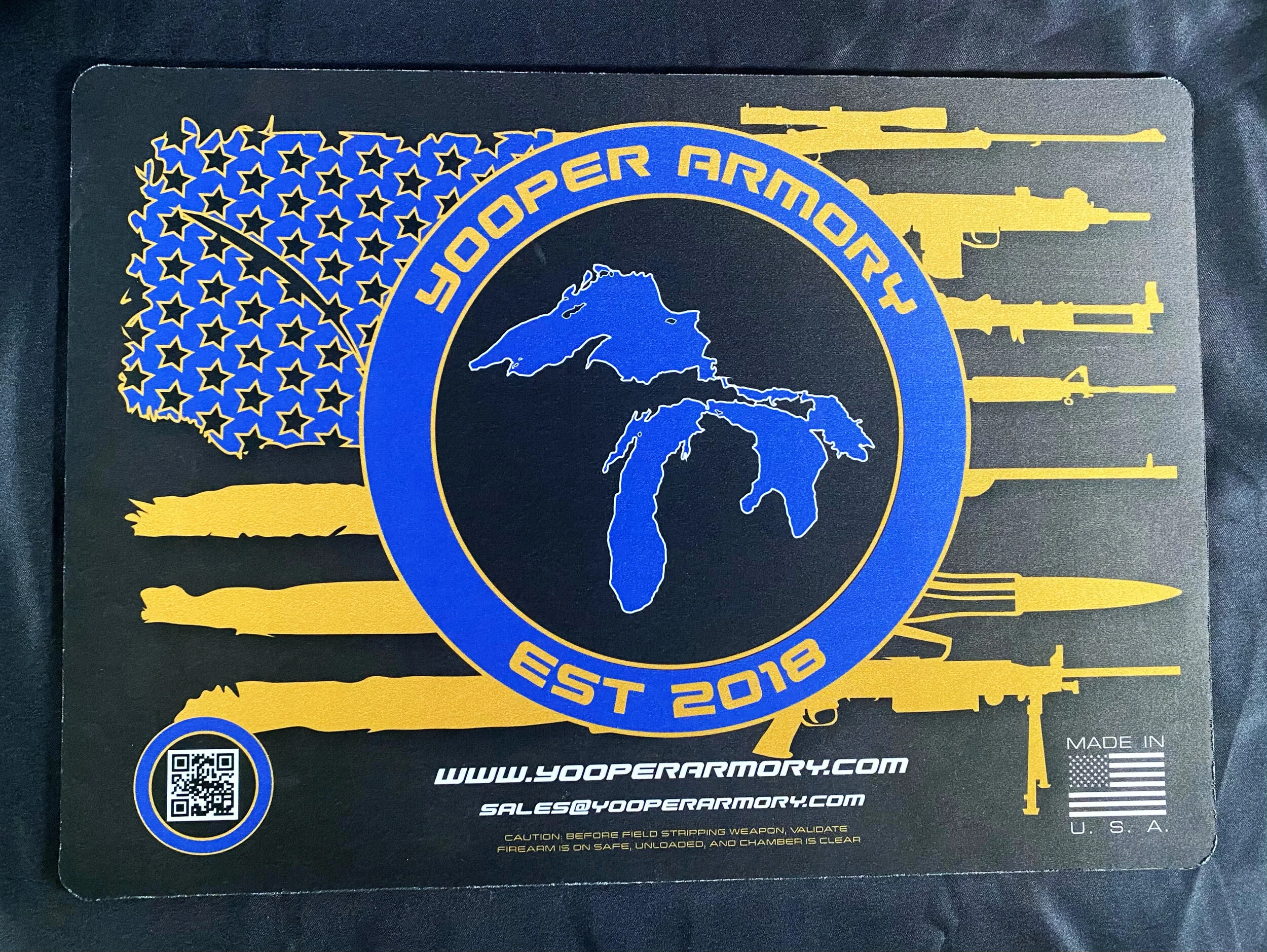Yooper Armory Pistol Size Gun Mat