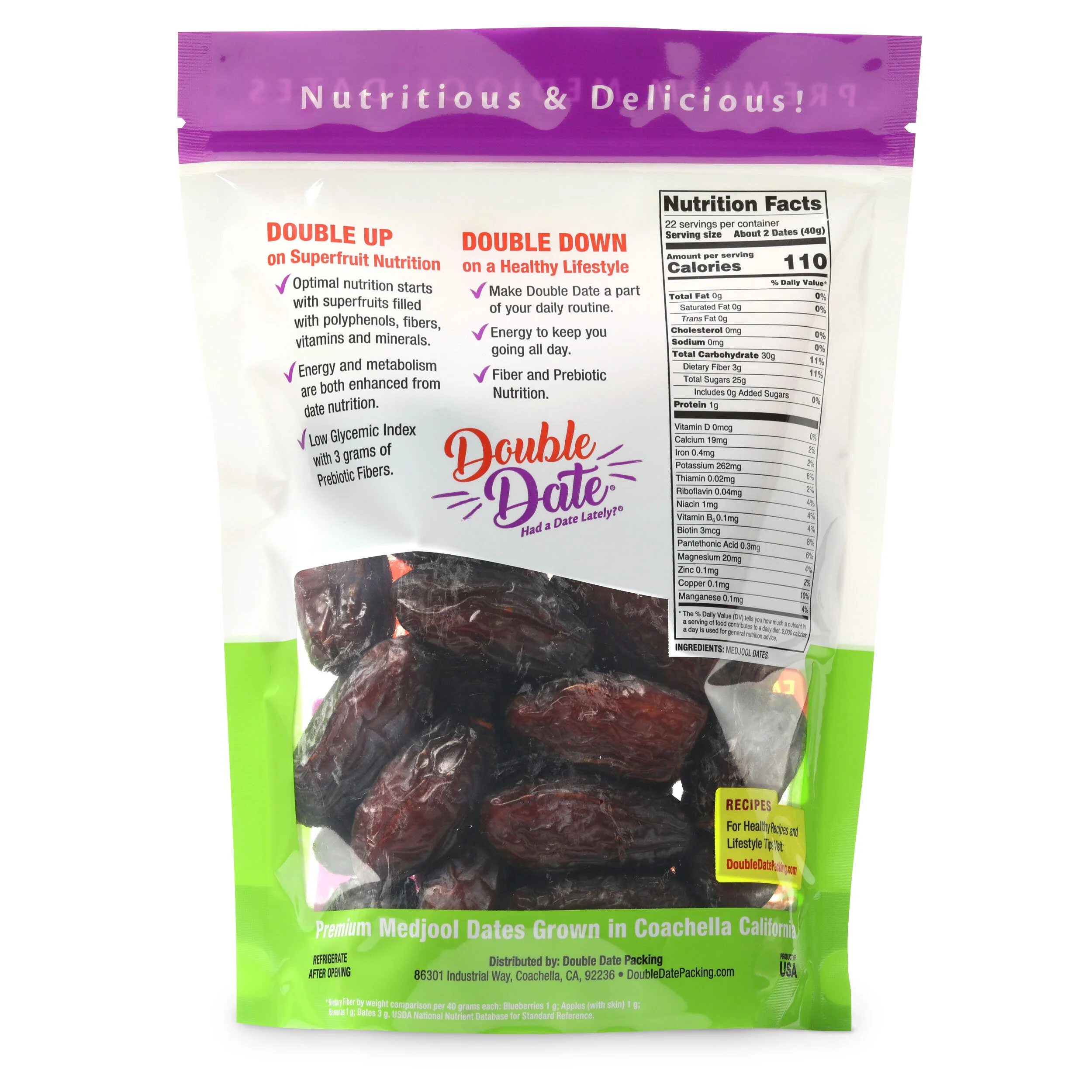 Store 2 Double Date Medjool Dates